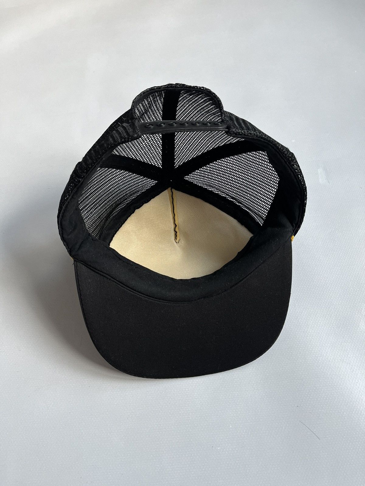 Other Vintage 80s Cobmaster Black Golden Wreath Trucker Cap Size ONE SIZE - 6 Thumbnail