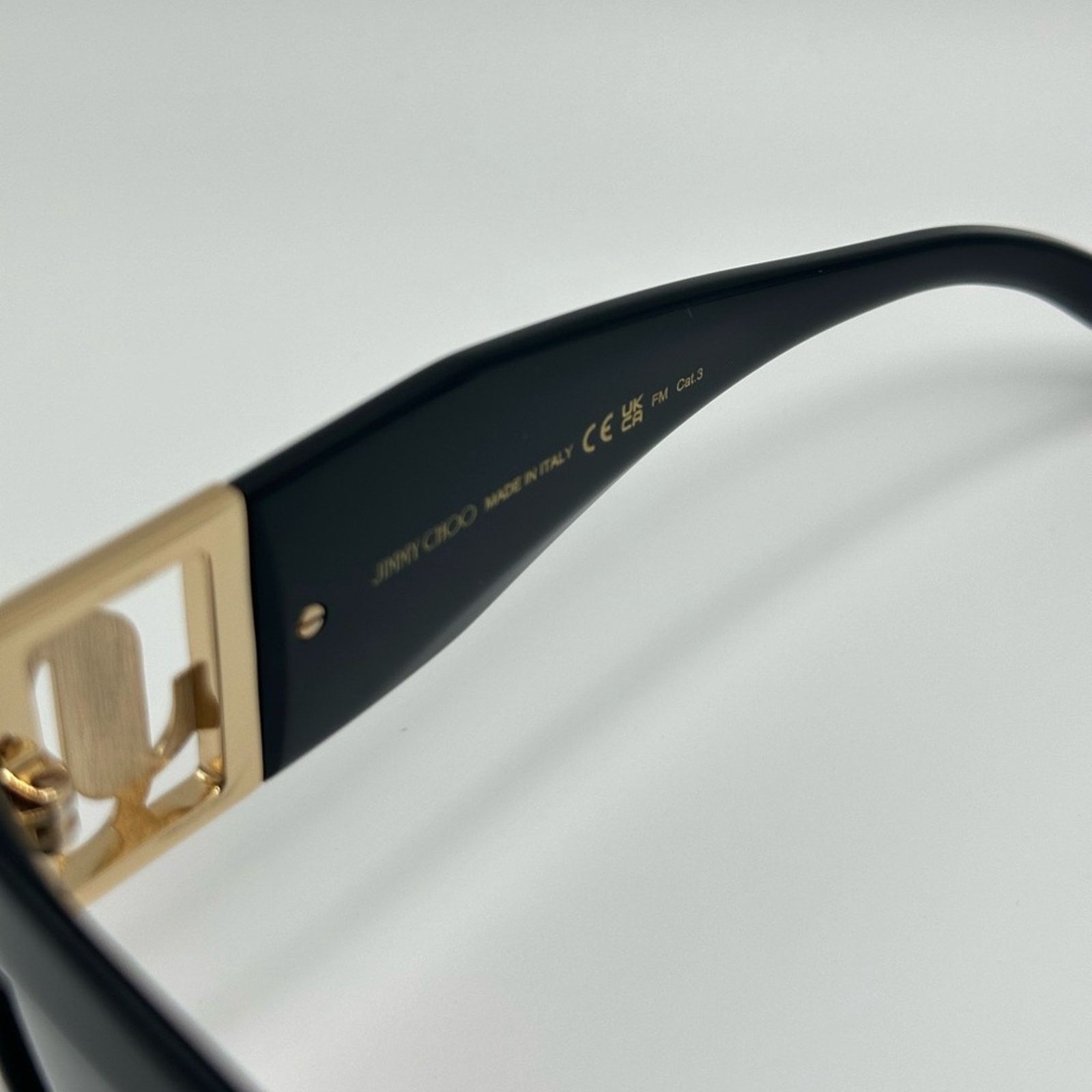 Jimmy Choo BRAND NEW JIMMY CHOO NENA/S 807 Black Women Sunglasses Size ONE SIZE - 6 Thumbnail