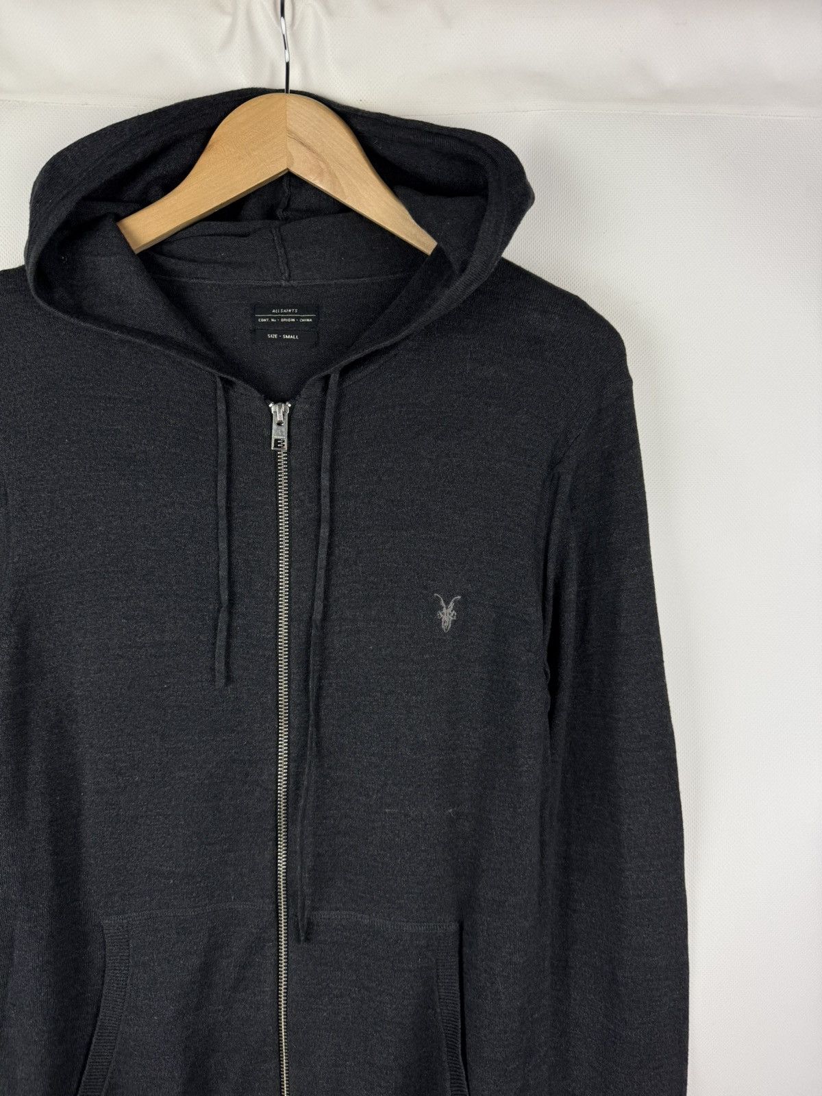 Allsaints × Japanese Brand Allsaints Fritz Hoody Men’s Full Zip Hoodie Size S Size US S / EU 44-46 / 1 - 5 Thumbnail