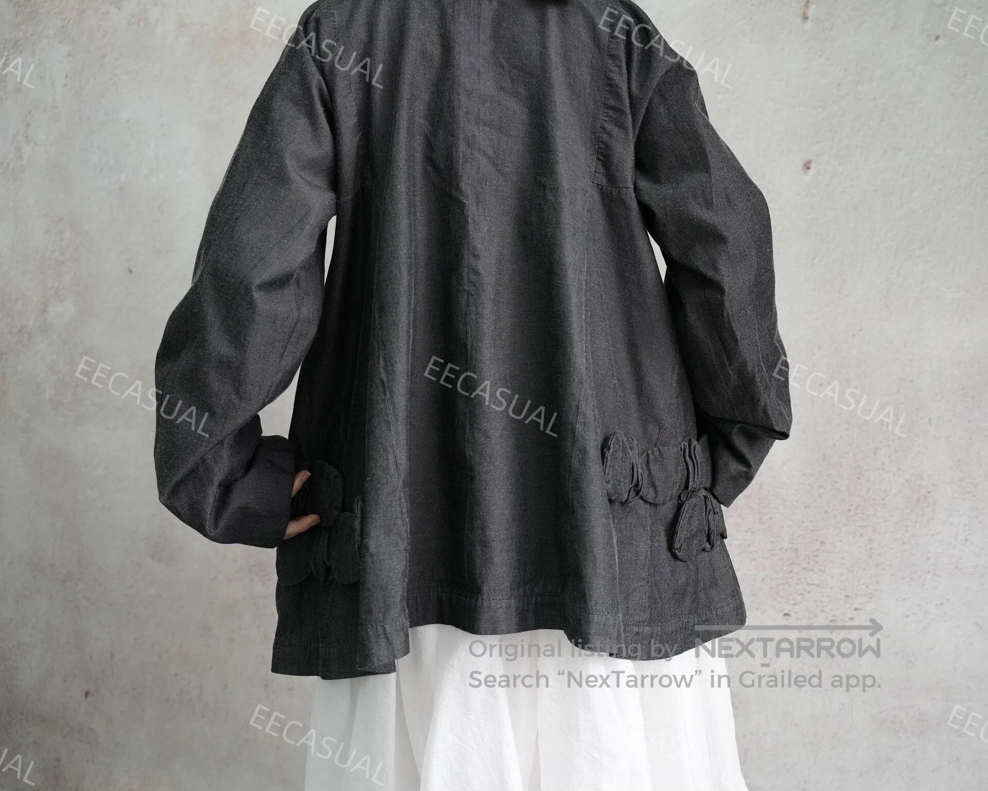 CDG by Comme des Garcons Gray CDG Oversized Bow A. Size M / US 6-8 / IT 42-44 - 3 Thumbnail