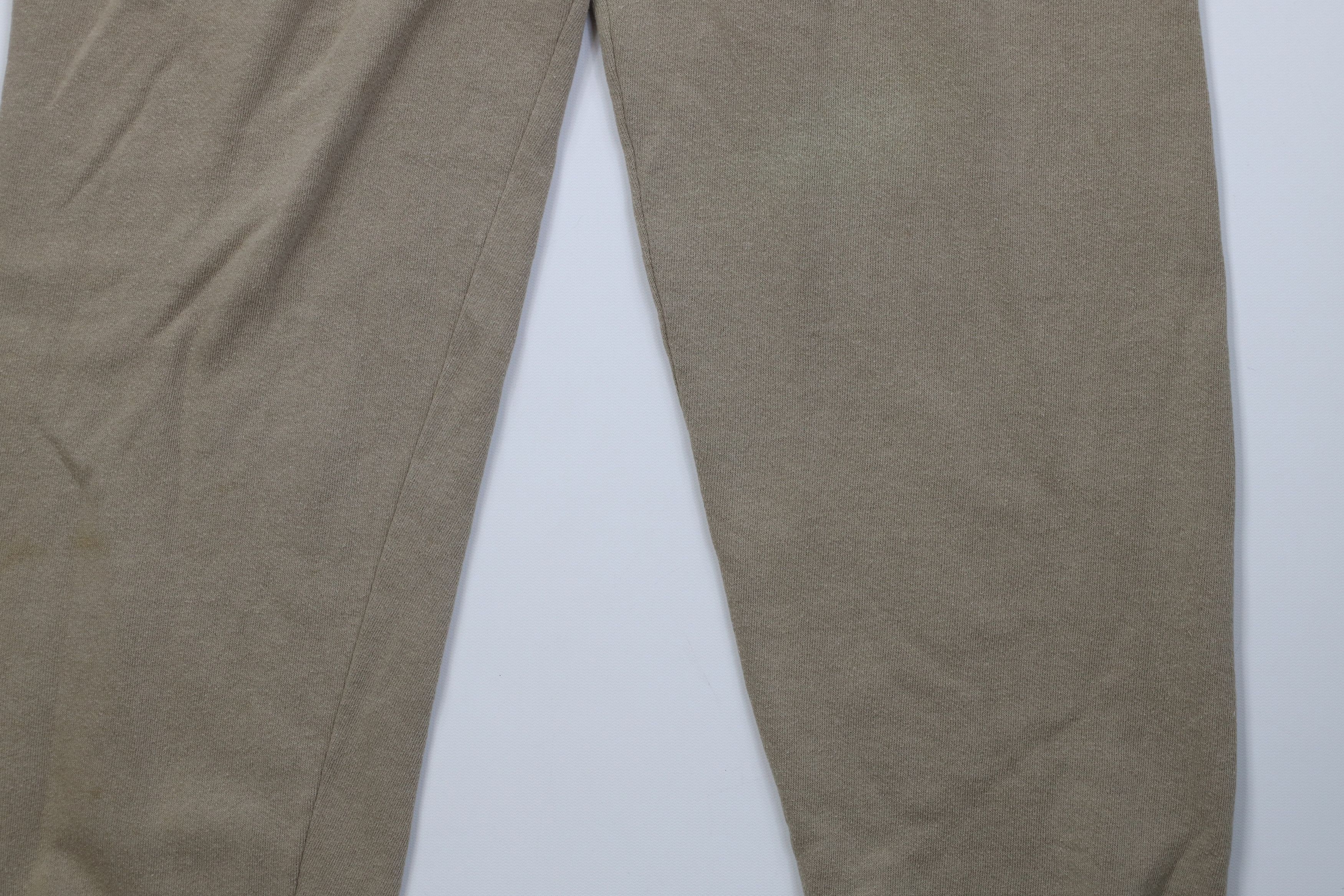 Vintage Vintage 90s Streetwear Sweatpants Joggers Beige Tan USA Size US 38 / EU 54 - 4 Thumbnail
