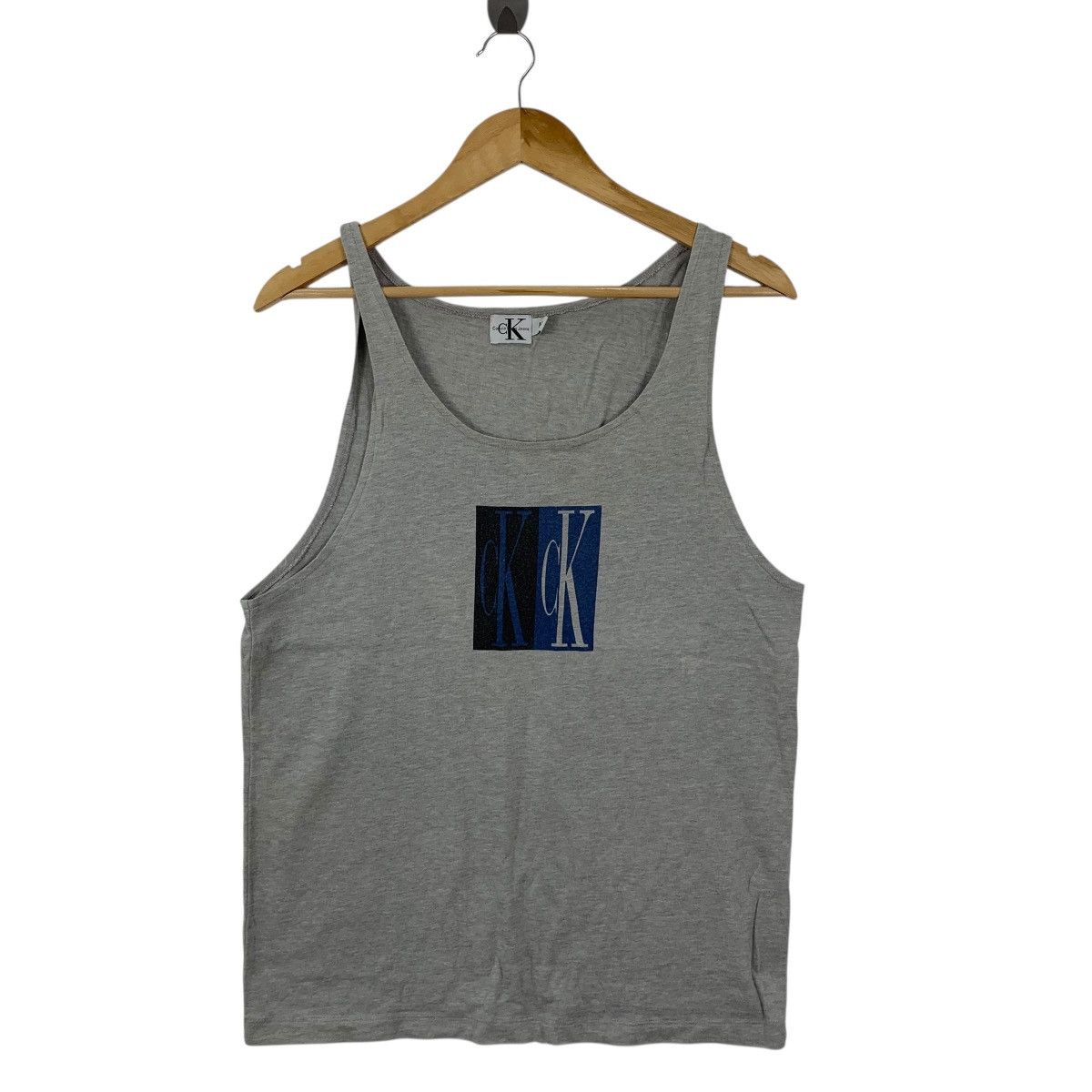 Calvin Klein Vintage CALVIN KLEIN CK New York Box Logo Tank Top Tee Size M / US 6-8 / IT 42-44 - 4 Thumbnail