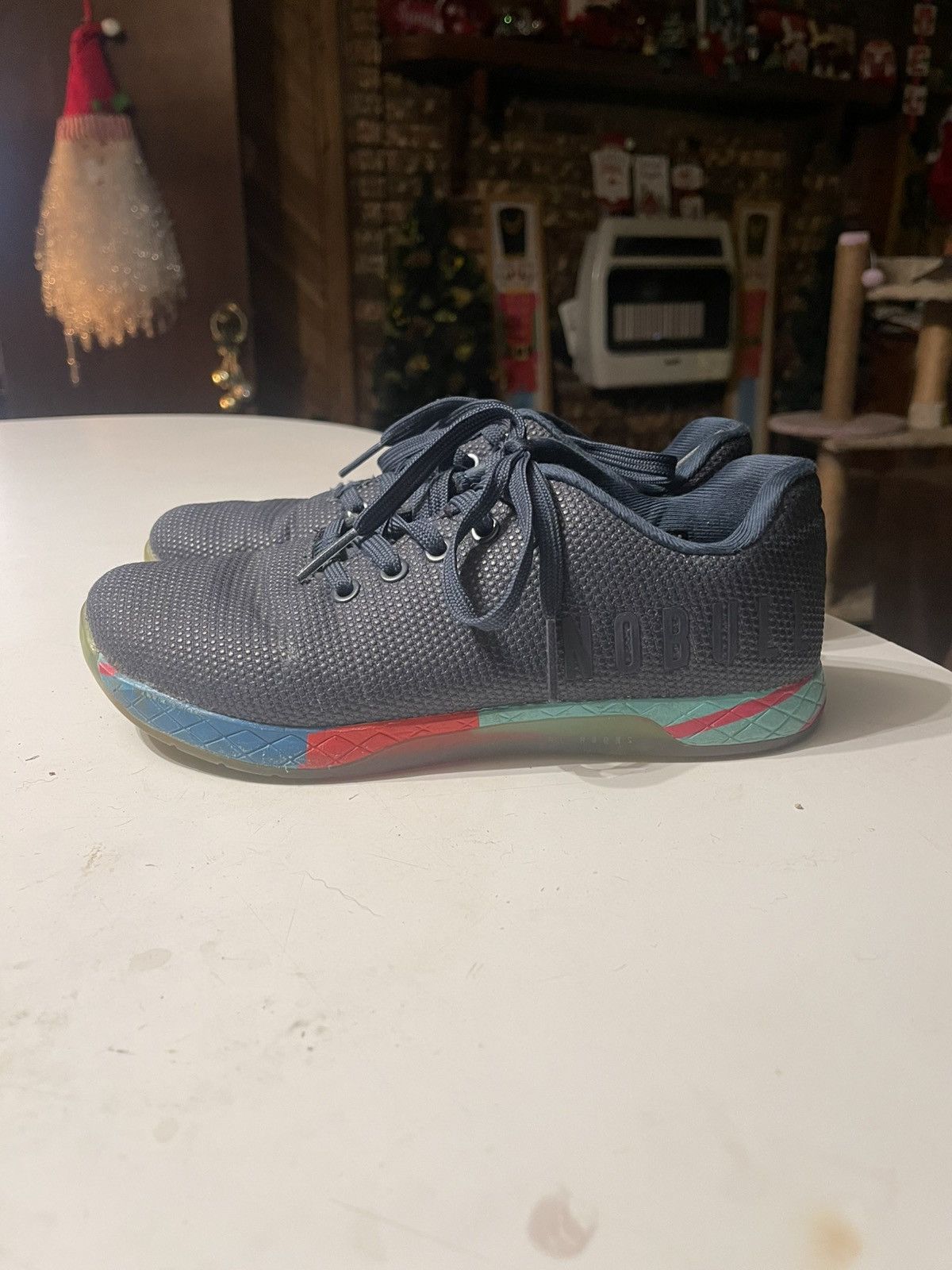 Other NOBULL Navy Blue Sole Lightning Trainer Sneakers Size US 8.5 / IT 38.5 - 4 Thumbnail