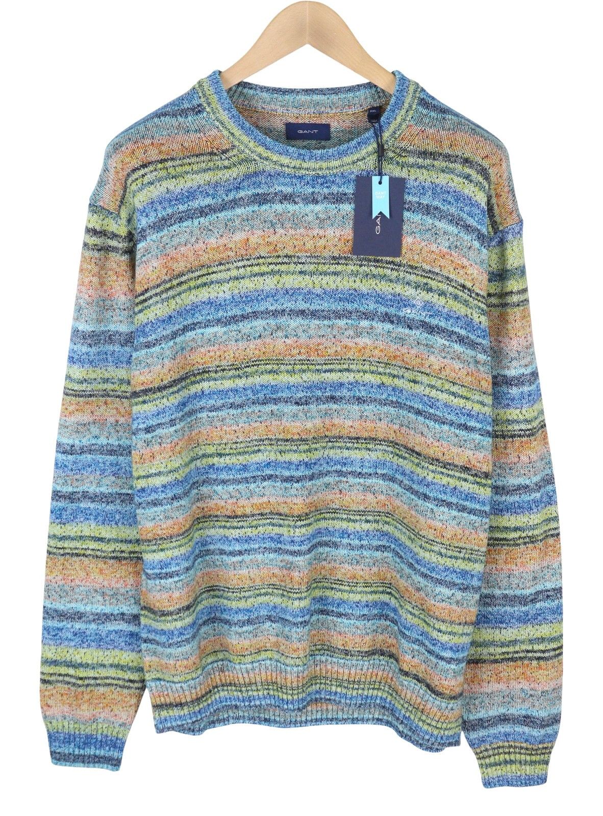 Gant SPACE DYED C-NECK 2XL Multicolour Tight-Neck 88121 Size US XXL / EU 58 / 5 - 3 Thumbnail