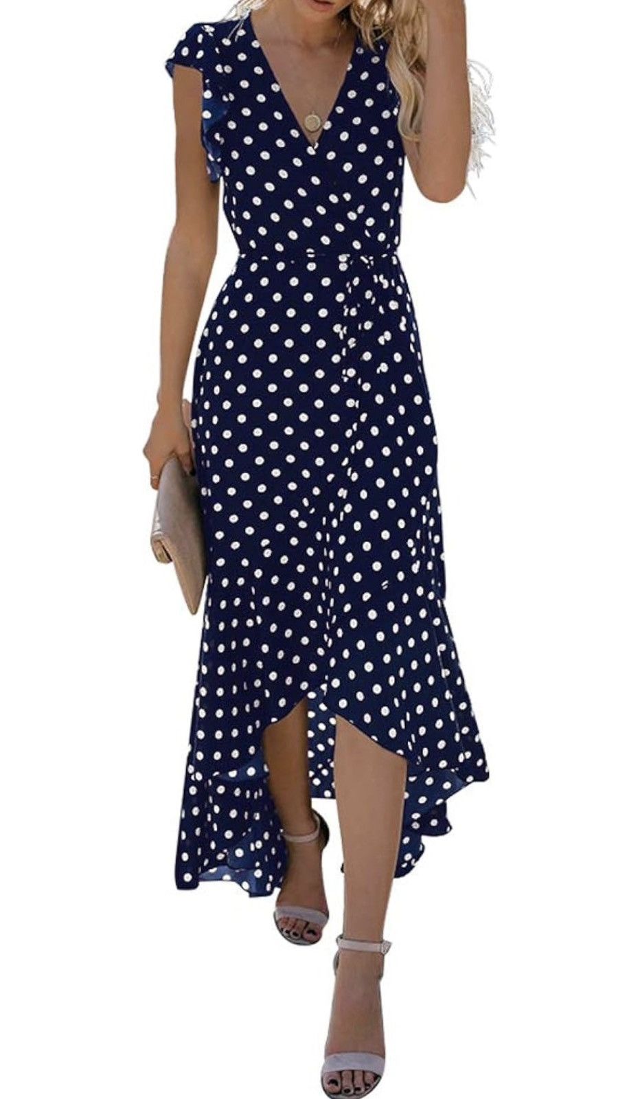 Other Boutique Wrap Maxi Dress Size L / US 10 / IT 46 - 1 Thumbnail