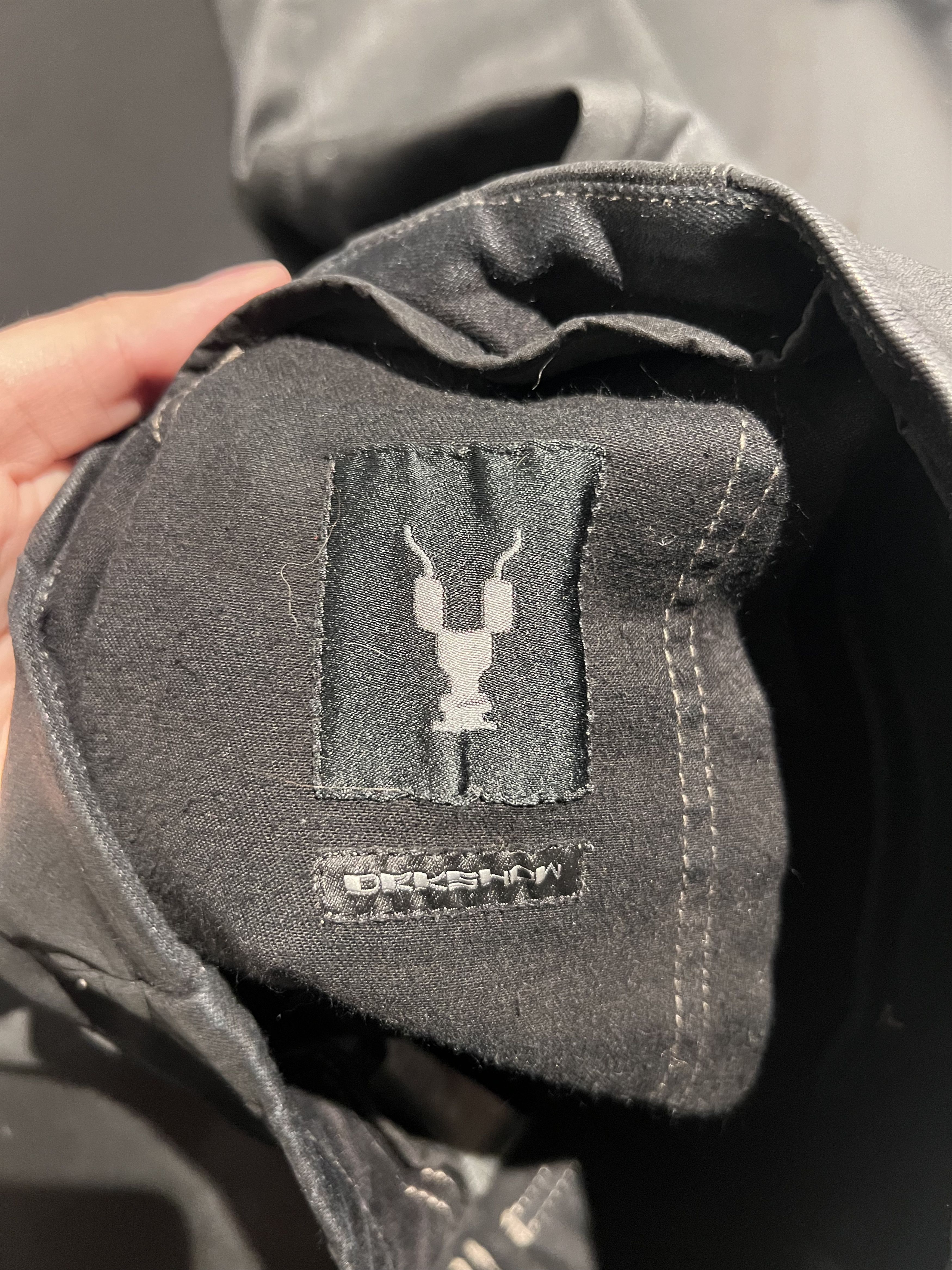Rick Owens × Rick Owens Drkshdw Rick Owens Waxed Aircut Size US 34 / EU 50 - 3 Thumbnail