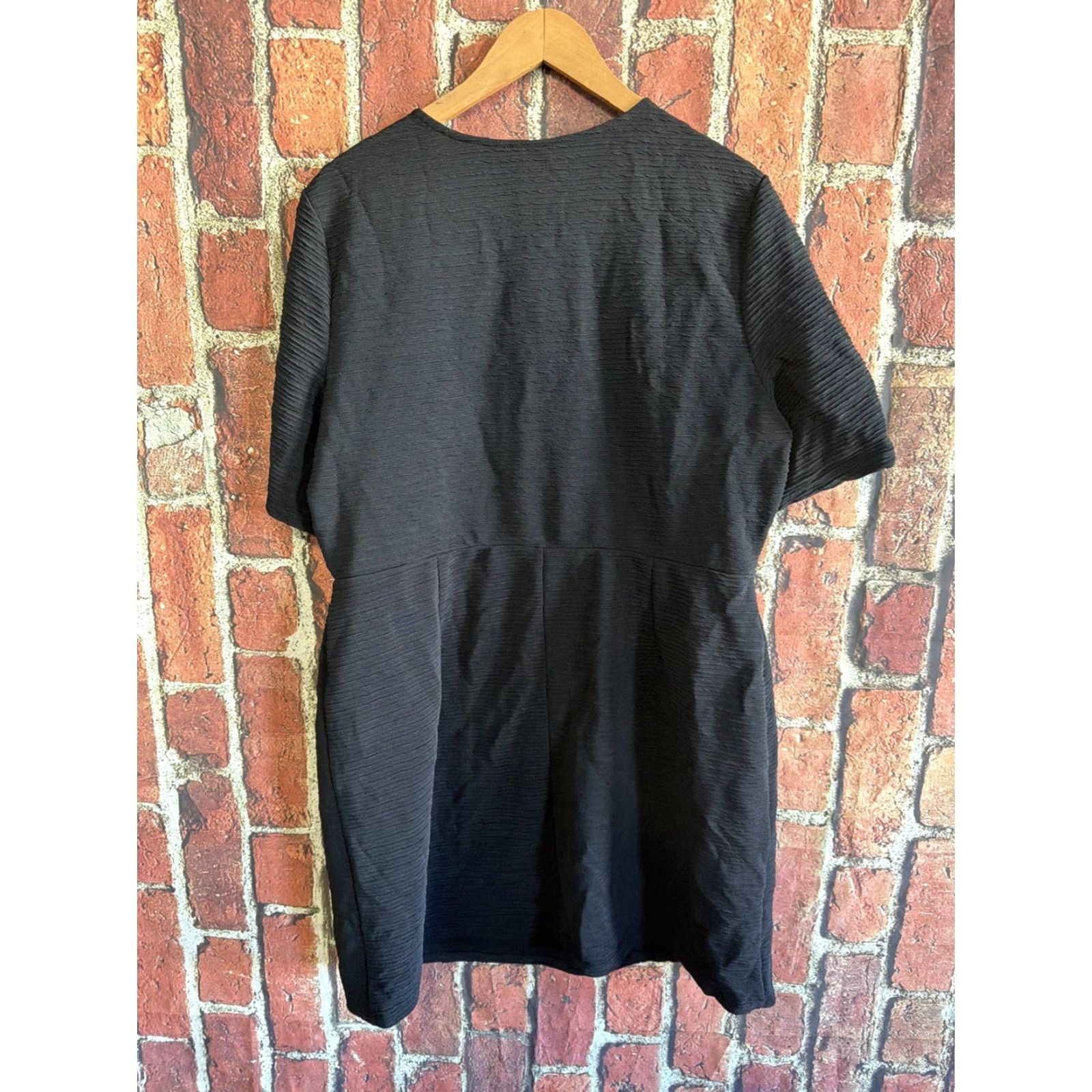 Asos ASOS Black Button Dress Womens Plus Size 16 Size XXL / US 16-18 / IT 52-54 - 4 Thumbnail