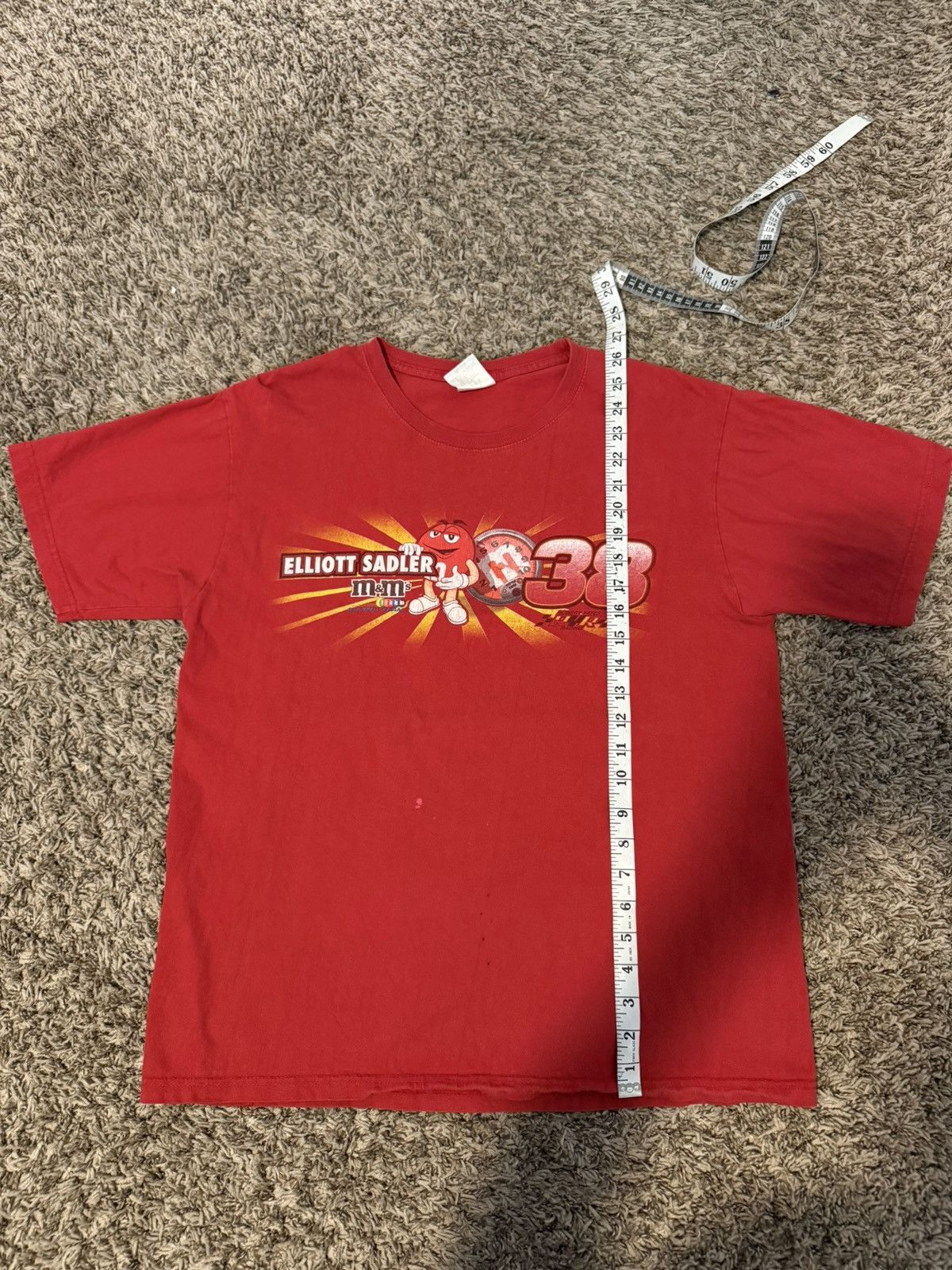NASCAR Red M&Ms Elliott Sadler Nascar racing shirt. Size US M / EU 48-50 / 2 - 1 Thumbnail