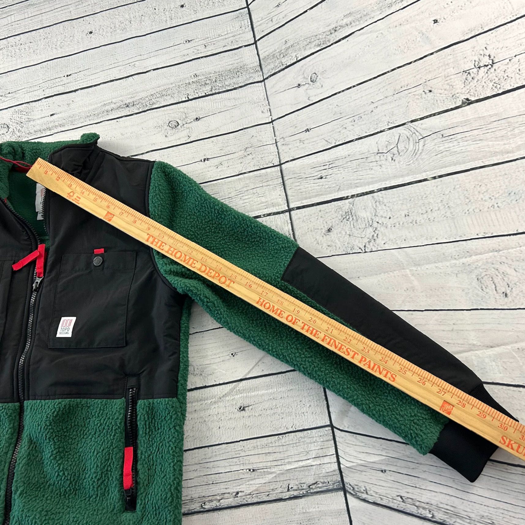 Topo Designs Topo Designs Subalpine Polartec Fleece Green Zip Up Jacket Women's Small - Zip Up, Fleece, Green, Topo Designs, Jacket, Women, Small Size S / US 4 / IT 40 - 3 Thumbnail