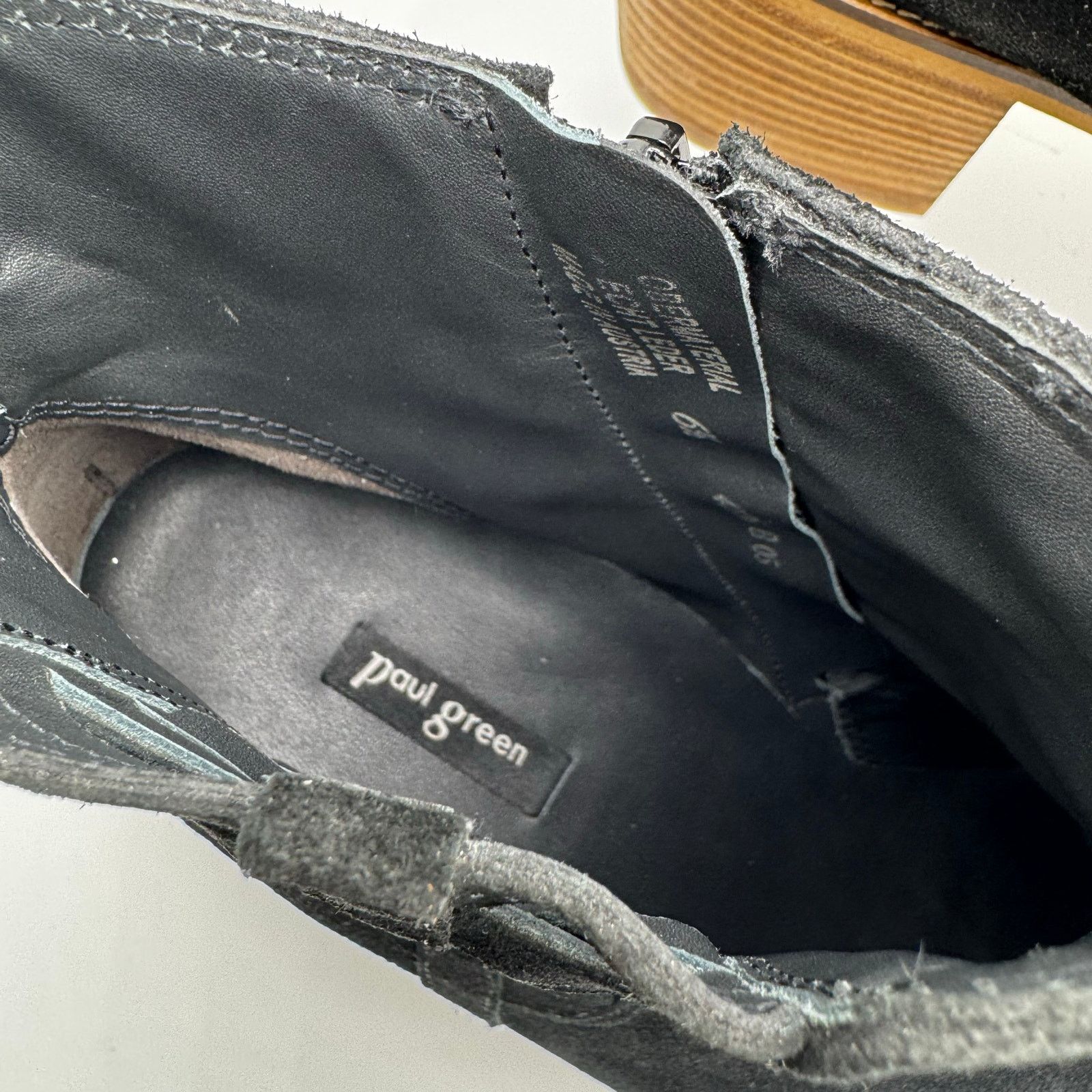 Other Paul Green Vienna Chelsea Boot black soft suede UK 6.5 (9) Size US 9 / IT 39 - 5 Thumbnail