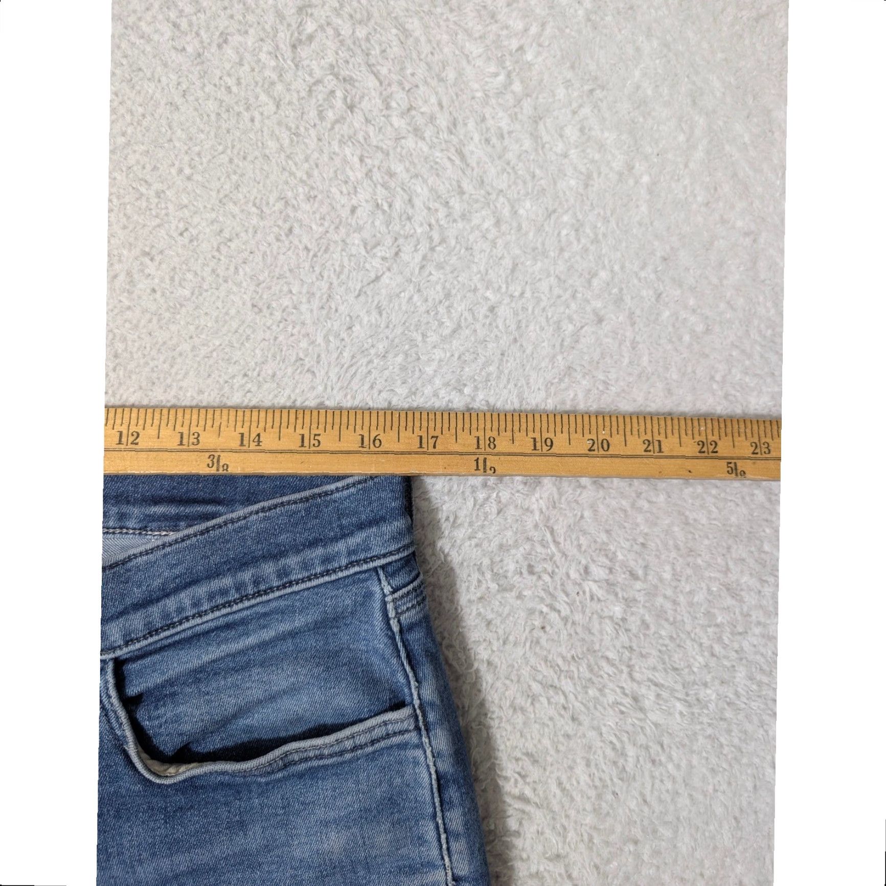 Banana Republic Banana Republic Jeans Mens 33x34 Blue Tapered Fit Ascent Wash Denim Stretch Size US 33 - 3 Thumbnail