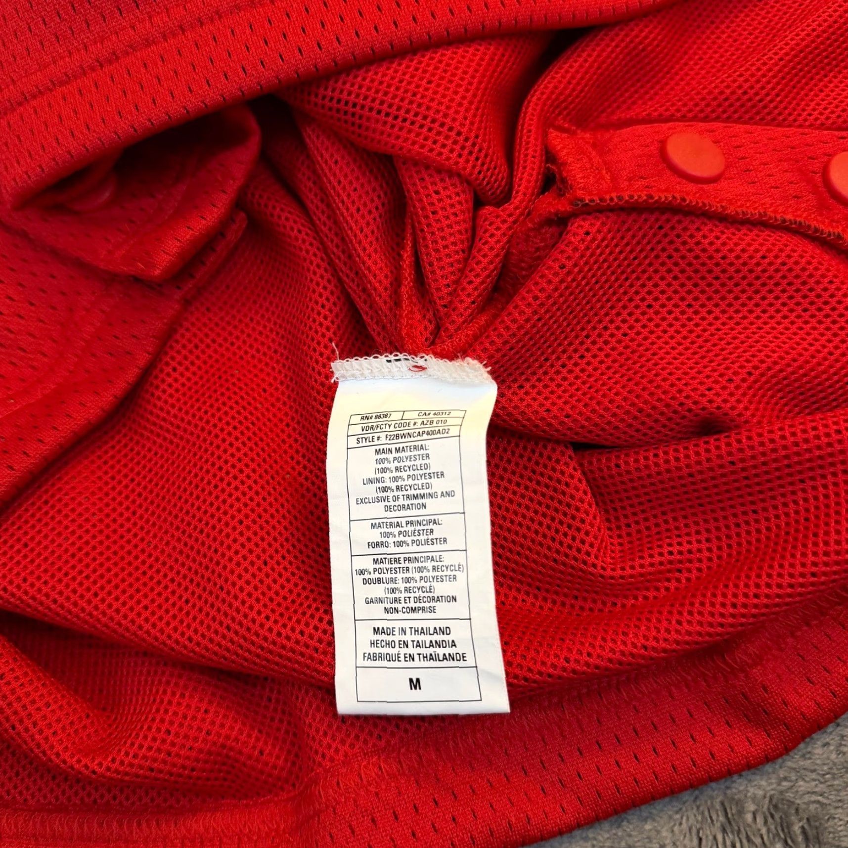 Adidas VINTAGE adidas Kansas Jayhawks Pullover Hoodie Jersey Red Blue Men's Medium NWT Size US M / EU 48-50 / 2 - 6 Thumbnail