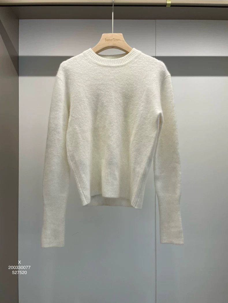 Acne Studios Acne Studios A white Angolan rabbit fur sweater Size S / US 4 / IT 40 - 1 Thumbnail