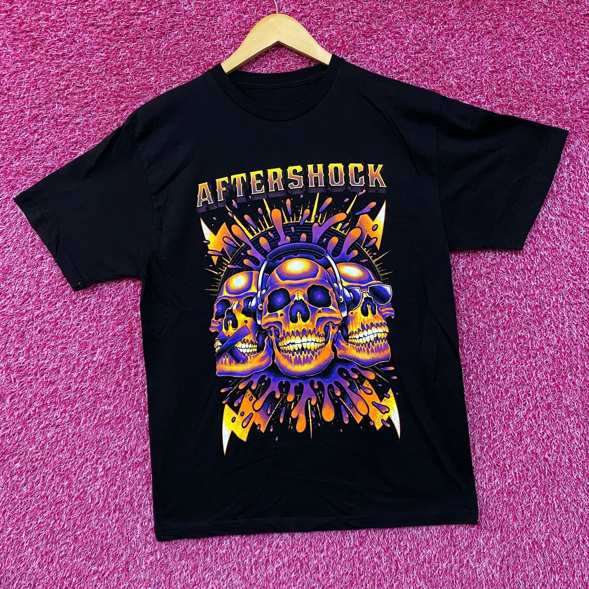 Band Tees Aftershock 2021 Tour Music Festival Rock Metal T-Shirt Large Size US L / EU 52-54 / 3 - 3 Thumbnail