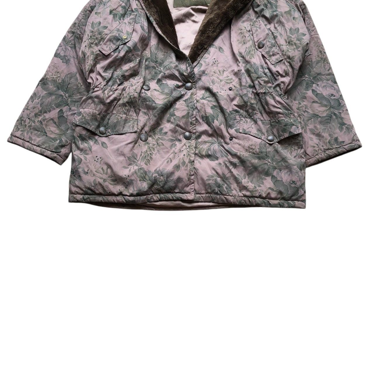 Max Mara × Vintage × Weekend Max Mara Vintage Weekend by Max Mara Italy Designer Floral Coats Size M / US 6-8 / IT 42-44 - 3 Thumbnail