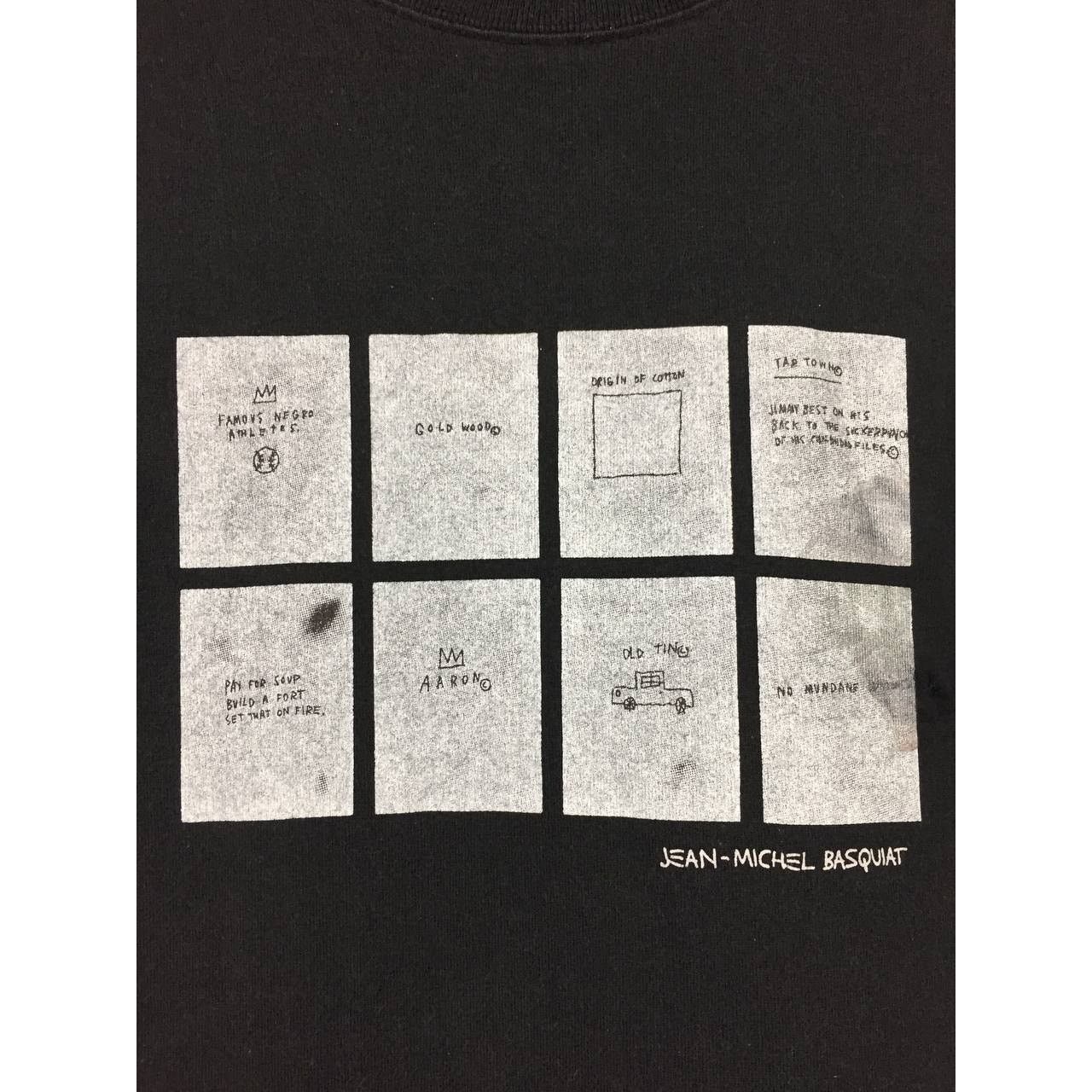 Jean-Michel Basquiat × Uniqlo × Vintage Vtg Jean Michel Basquiat Pop Art Uniqlo Tee Size L Size US L / EU 52-54 / 3 - 4 Thumbnail
