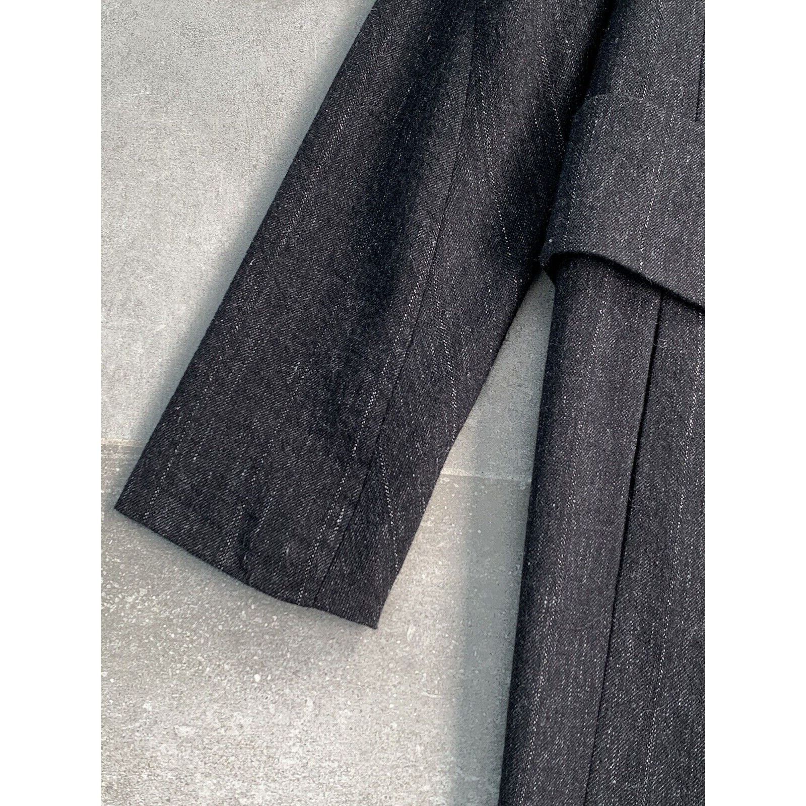 Annette Gortz × Designer Women's ANNETTE GORTZ LINEN Trench Coat Jacket EU 38 UK 10 Size M / US 6-8 / IT 42-44 - 18 Thumbnail