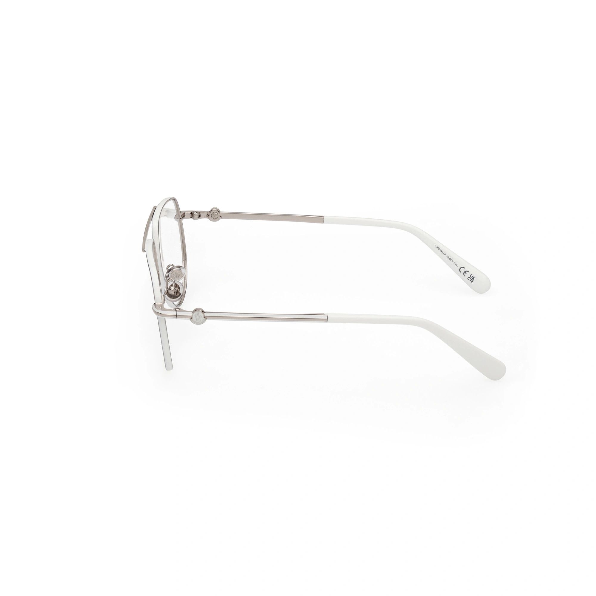 Moncler o1y0225 Size : OS / 56 mm Eyeglass Frame in Silver Size ONE SIZE - 3 Thumbnail