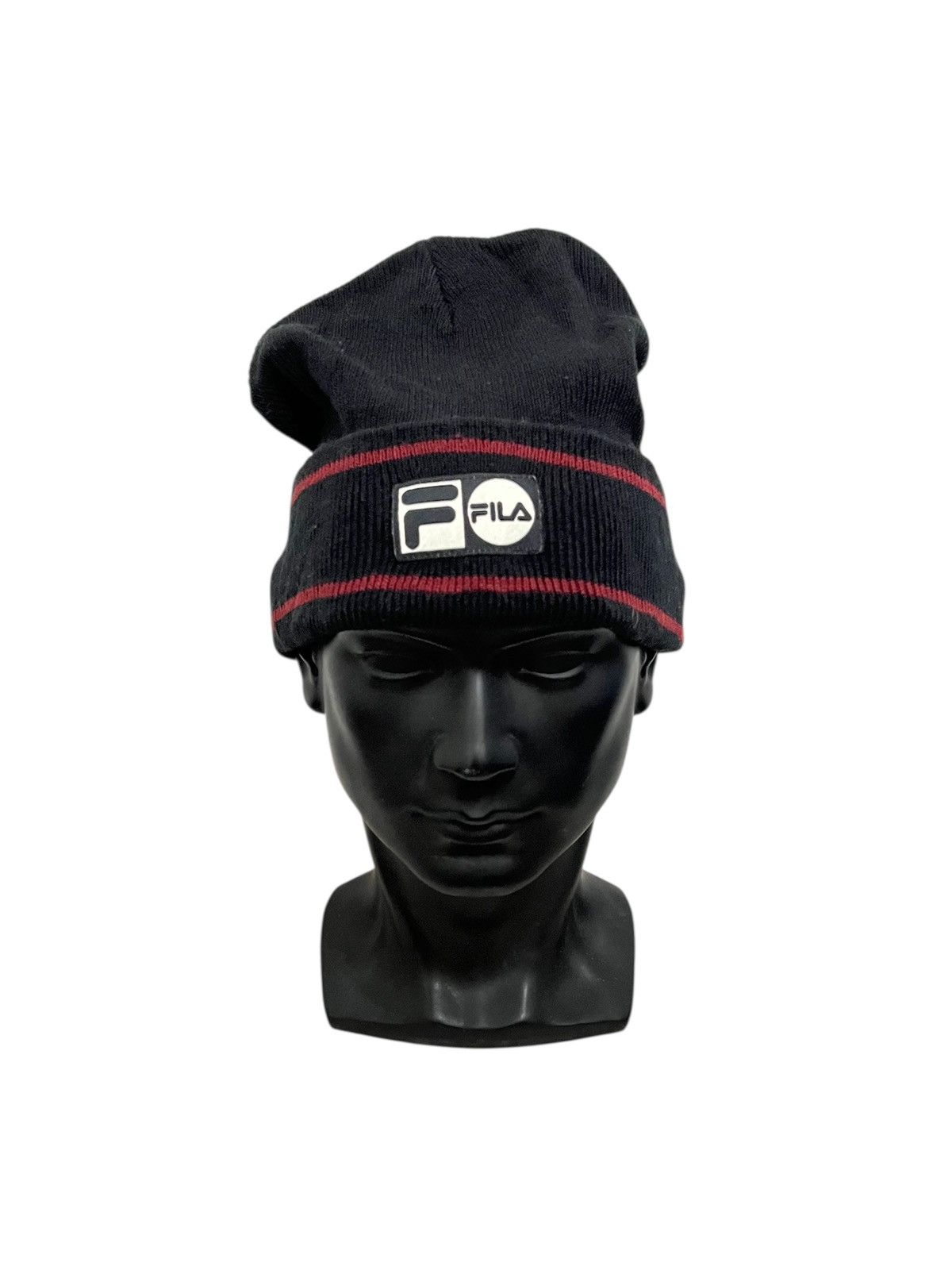 Fila × Vintage Vintage Fila Spell out Beanie Hat Size ONE SIZE - 1 Thumbnail