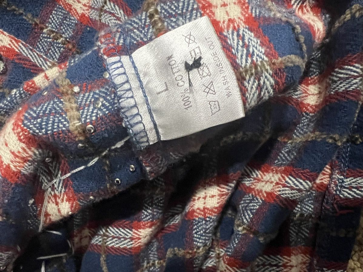 Vale Vale Forever Rhinestone Web Flannel Blue Red Size US L / EU 52-54 / 3 - 5 Thumbnail