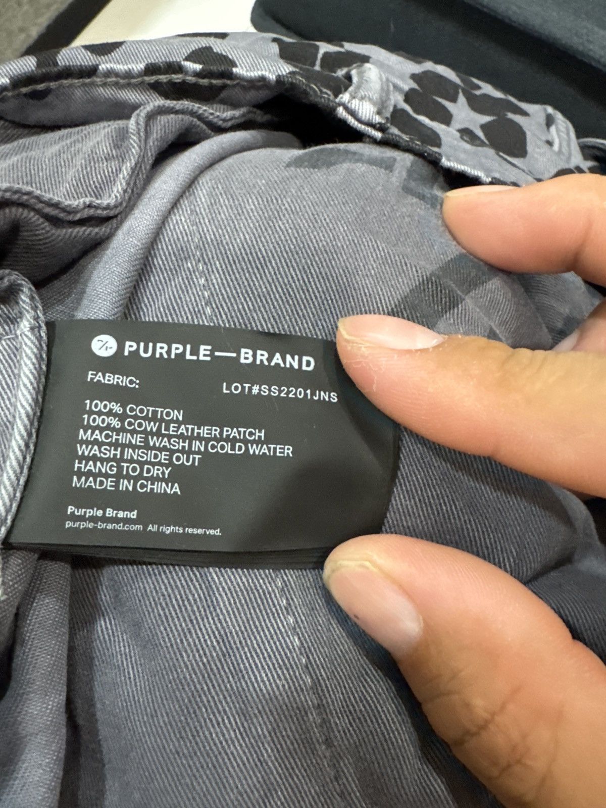 Purple Brand Purple Leopard Cargo Pants Size US 40 / EU 56 - 10 Thumbnail