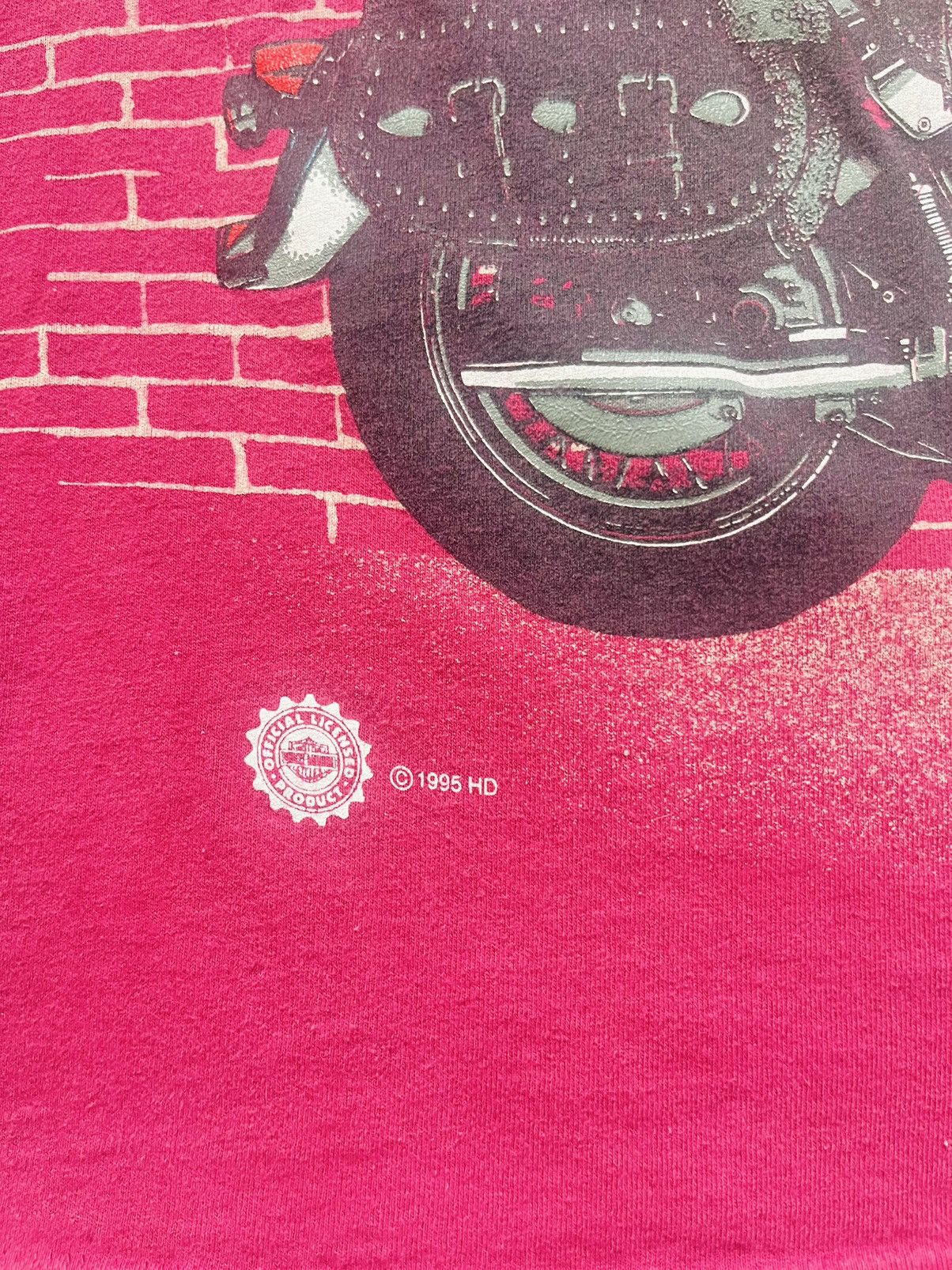 Harley Davidson 1995 Vintage Harley Davidson AOP Size US L / EU 52-54 / 3 - 3 Thumbnail