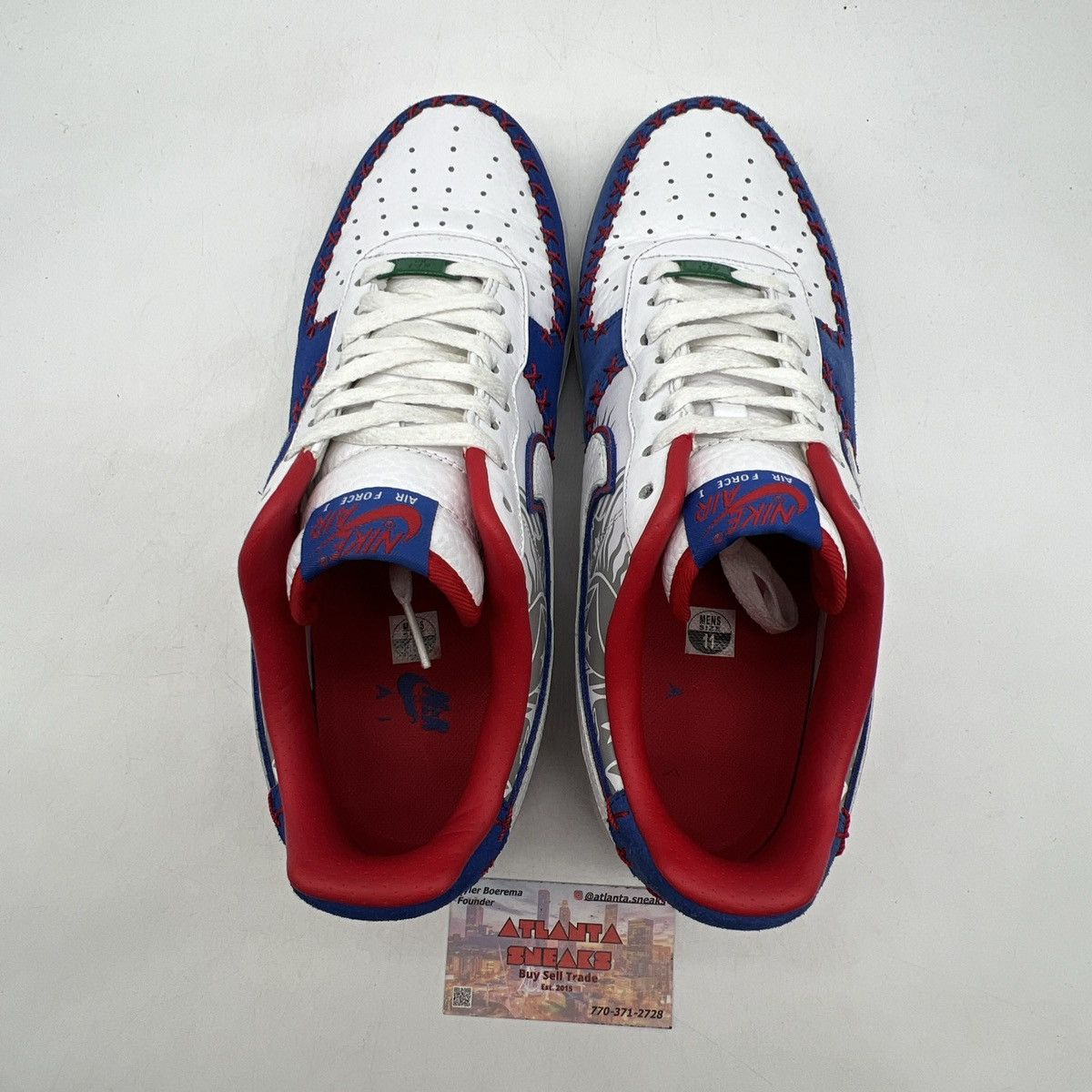 Nike Air Force 1 Puerto Rico Size US 11 / EU 44 - 6 Thumbnail