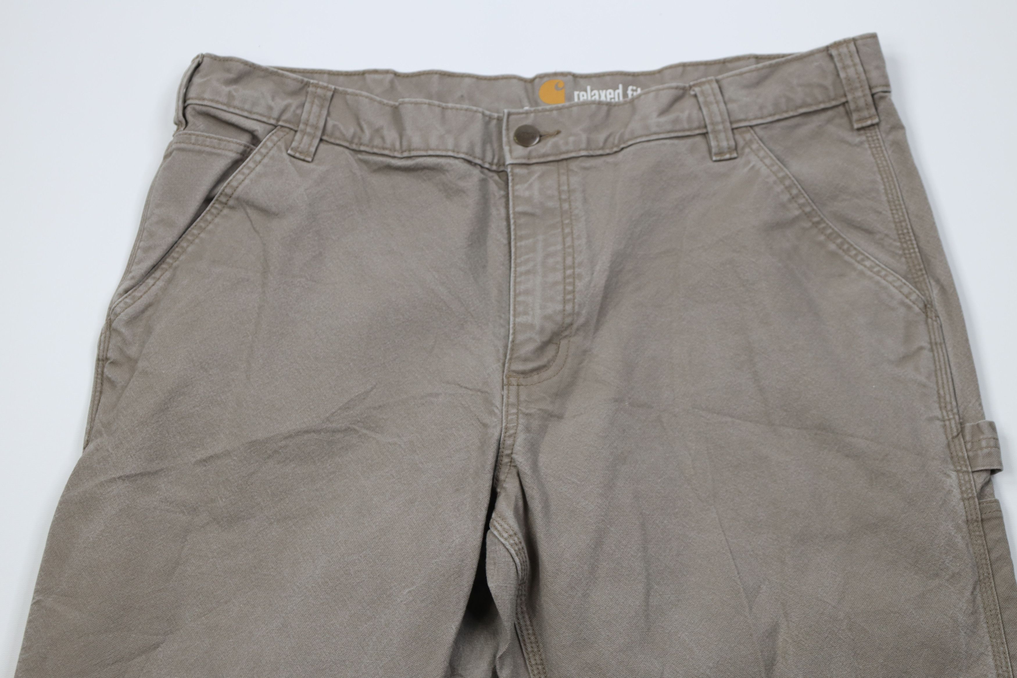 Carhartt Vintage Y2K Carhartt Relaxed Fit Wide Leg Dungaree Pants Size US 38 / EU 54 - 2 Thumbnail