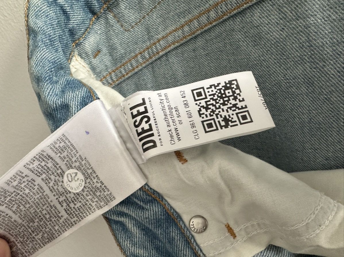 Diesel Diesel D Rise Light Wash Jeans Size US 29 - 7 Thumbnail