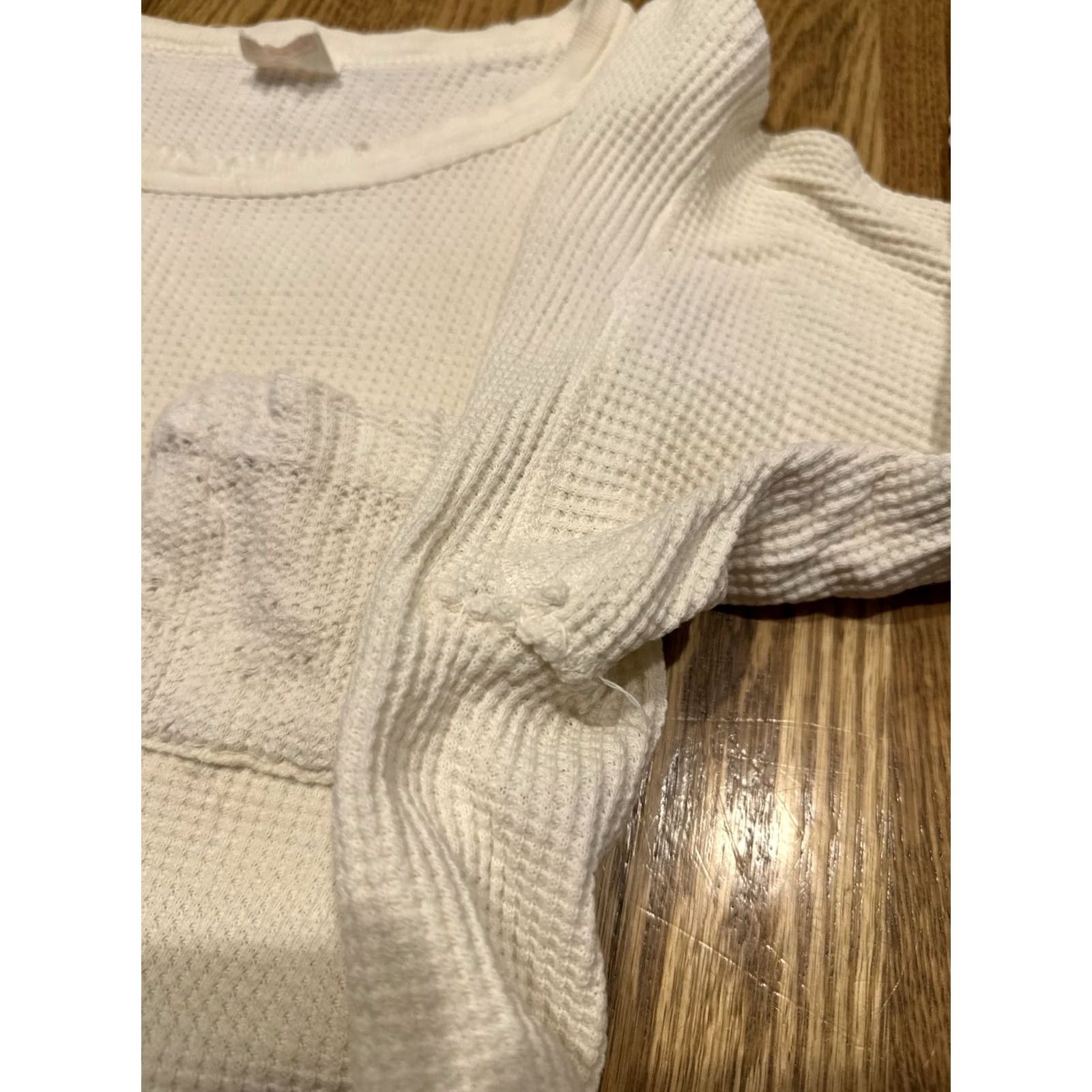 Sears VINTAGE Sears Thermal Long Sleeve Pocket Shirt Mens M White 50s 60s AS IS Flaws Size US M / EU 48-50 / 2 - 5 Thumbnail