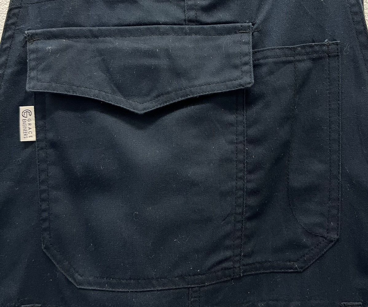 Japanese Brand × Vintage Vintage Grace Engineer's GE-157 Work Overalls – Navy Blue Size US 38 / EU 54 - 5 Thumbnail