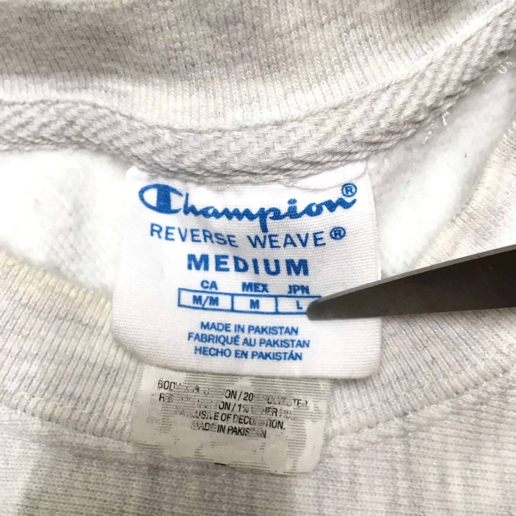 Champion VINTAGE Champion Reverse Weave Sweatshirt Men M Gray Heather Crewneck Blank Retro Size US M / EU 48-50 / 2 - 4 Thumbnail