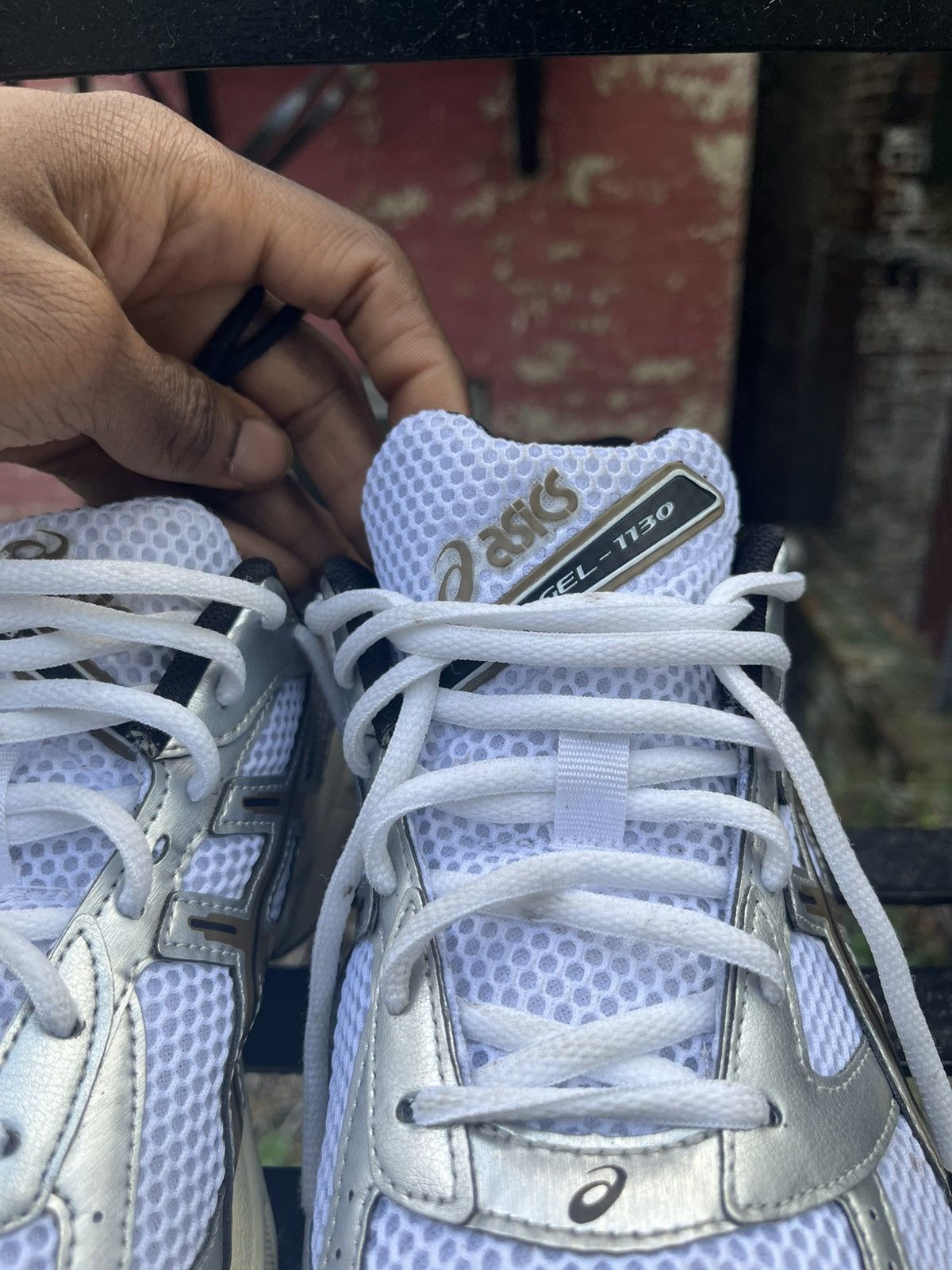 Asics Asic Gel-1130 (White/Clay Canyon) Size US 10.5 / EU 43-44 - 5 Thumbnail