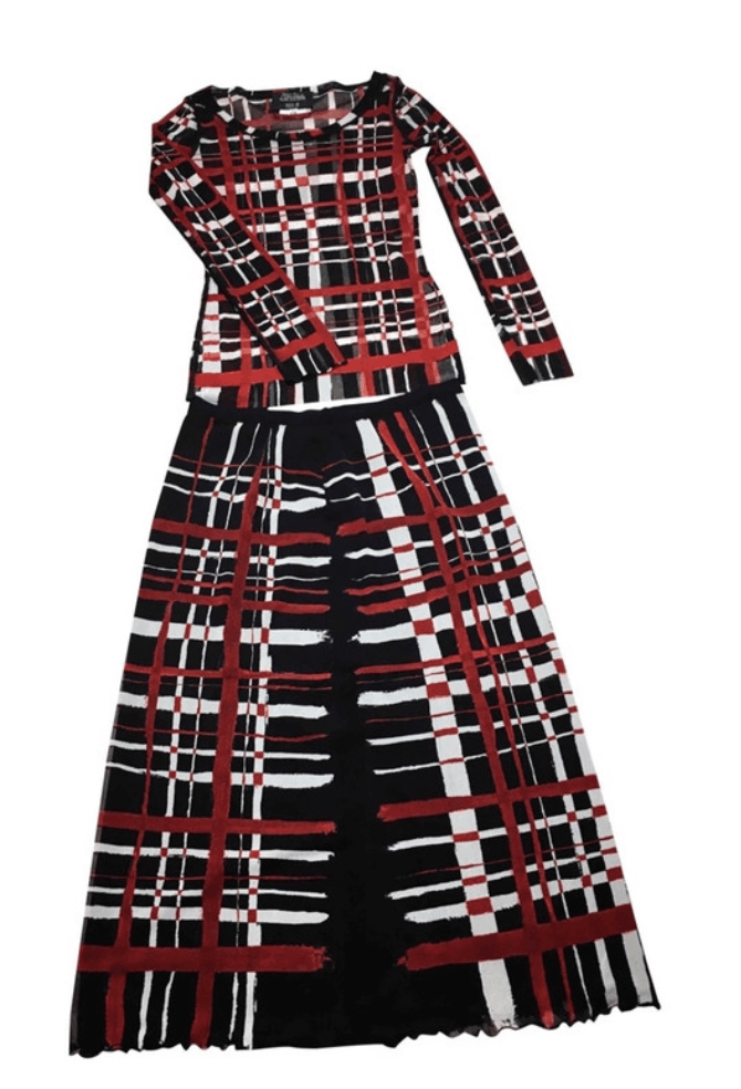 Jean Paul Gaultier × Vintage Jean Paul Gaultier Mesh Dress Skirt Top Suit Graphic Bondage Size M / US 6-8 / IT 42-44 - 1 Thumbnail