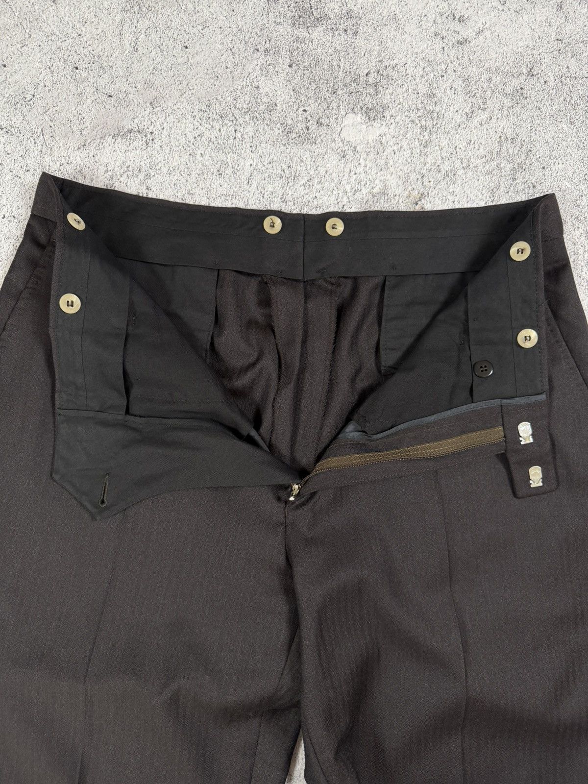 Gucci Gucci Classic Black Suit | Original | Size 52 | Size 52L - 19 Thumbnail