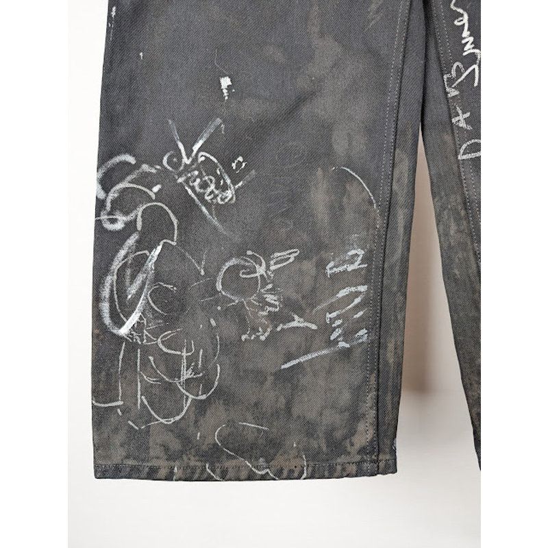 Balenciaga o1rshd1 Q:3 / Baggy Pants / Jeans in Black Size US 30 / EU 46 - 5 Thumbnail
