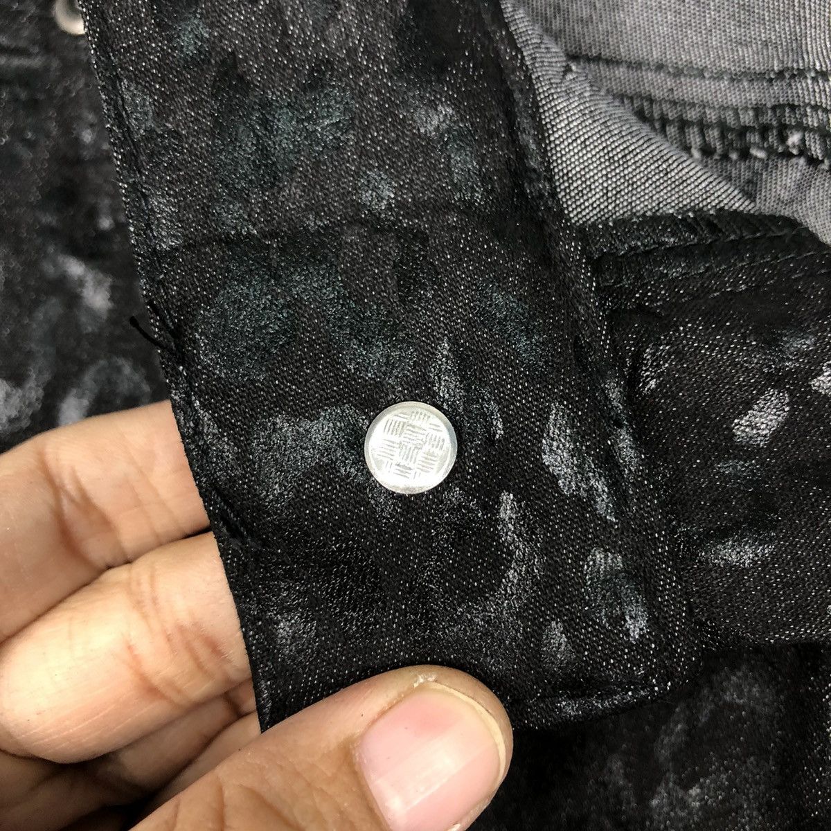 Japanese Brand 📌Vintage Biker Pants Polkadot Design Black Varia Size US 32 / EU 48 - 17 Thumbnail
