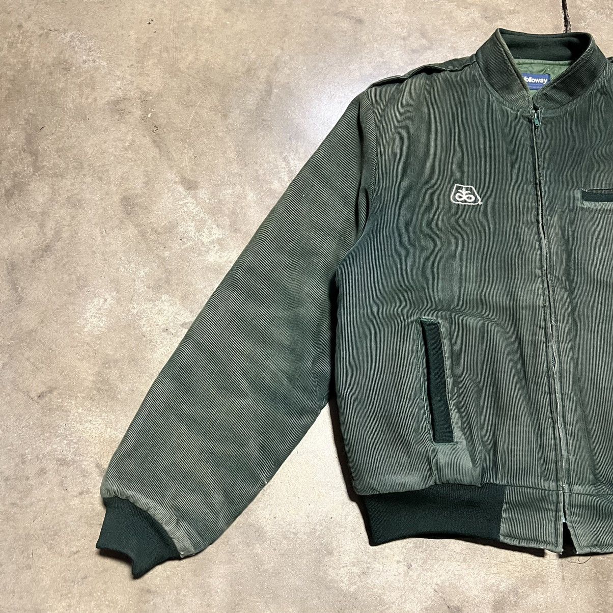 Vintage Vintage 80s Corduroy Jacket Zip Up Faded Lightweight USA Size US L / EU 52-54 / 3 - 3 Thumbnail