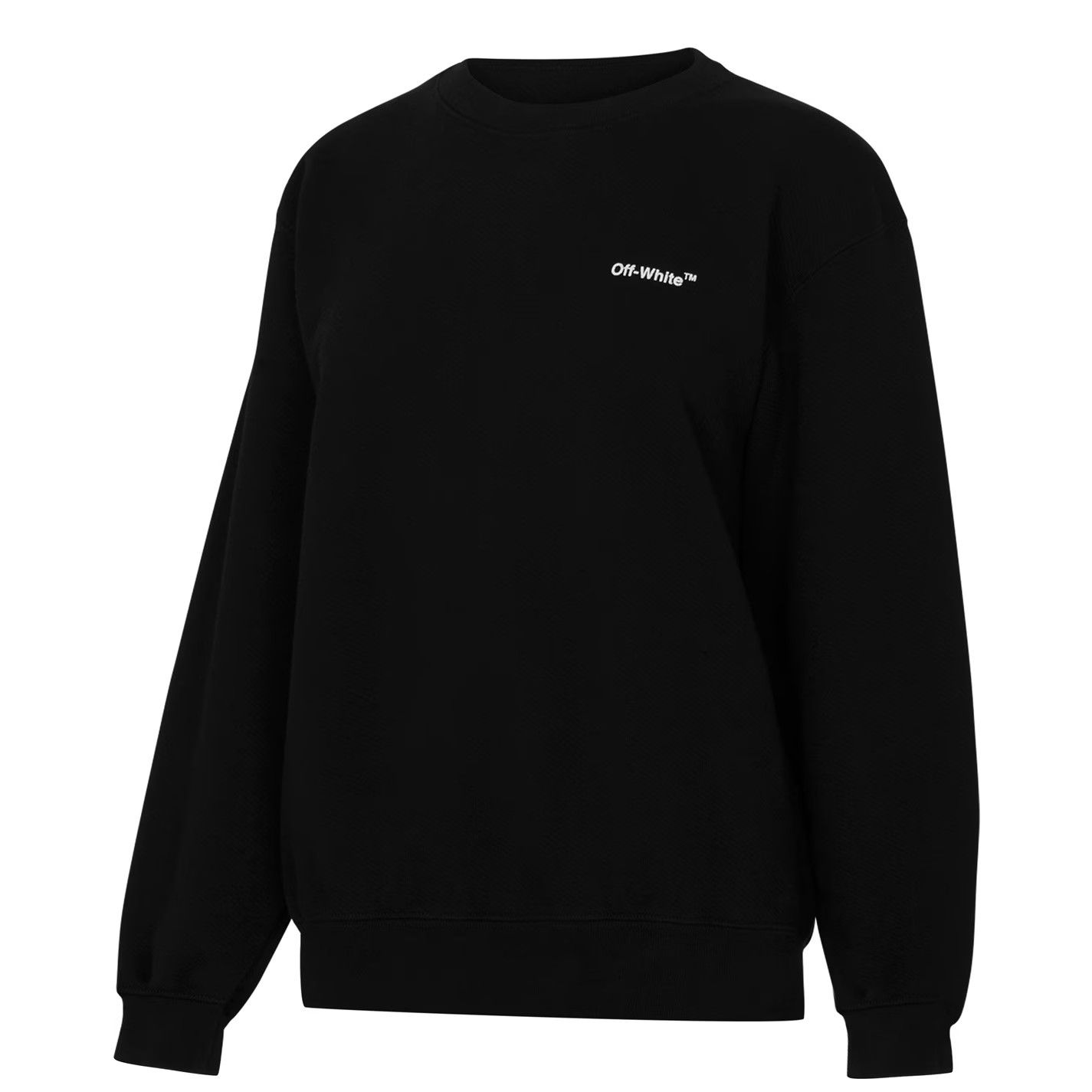 Off-White o1g2r1mq1224 Crewneck Sweatshirt in Black Size XXS / US 00 / IT 34 - 3 Thumbnail