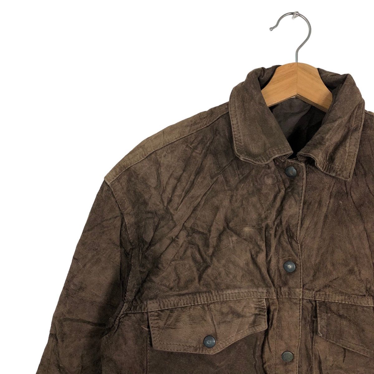 Japanese Brand 🔥90’s Vintage Genuine Leather Cargo Jacket Multi Pocket Y’S Size US M / EU 48-50 / 2 - 7 Thumbnail
