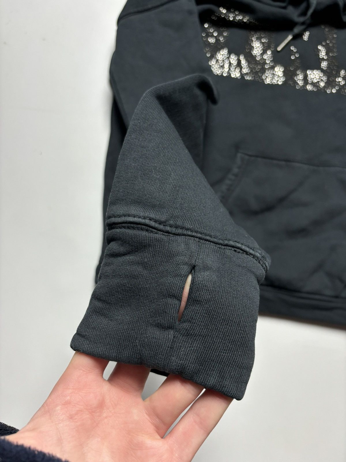 True Religion × Vintage RARE TRUE RELIGION GLAMOUR CROPPED VINTAGE HOODIE Size ONE SIZE - 8 Thumbnail