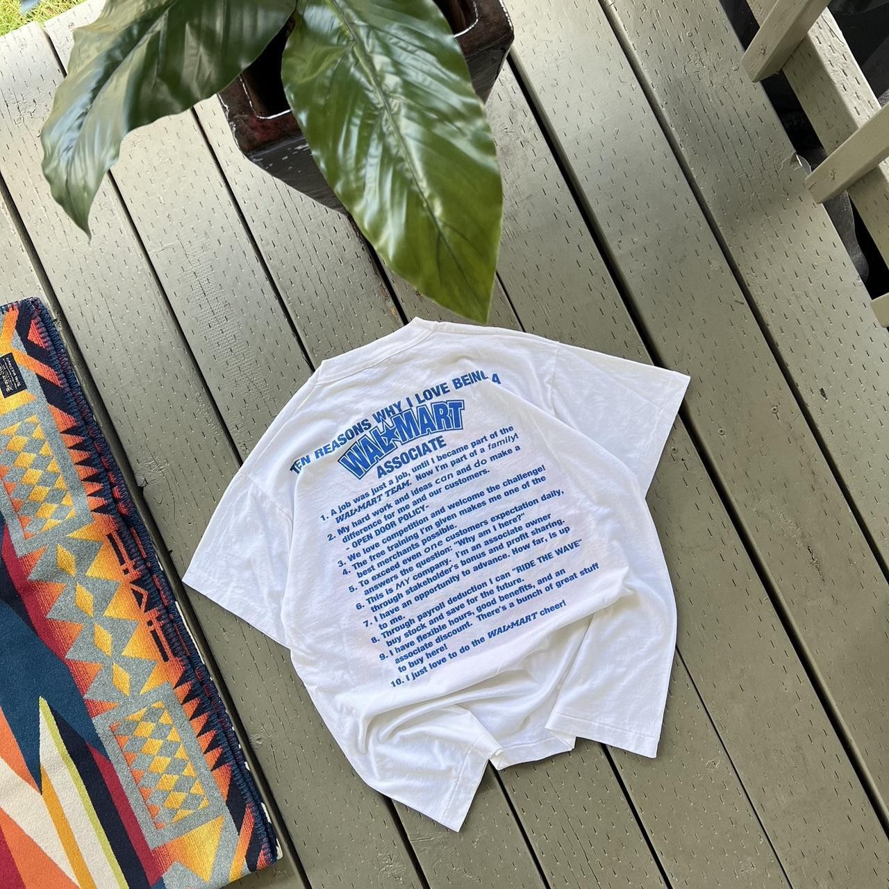 Vintage VTG Sam Walton Day Walmart Keep America Strong T-Shirt Size US L / EU 52-54 / 3 - 4 Thumbnail