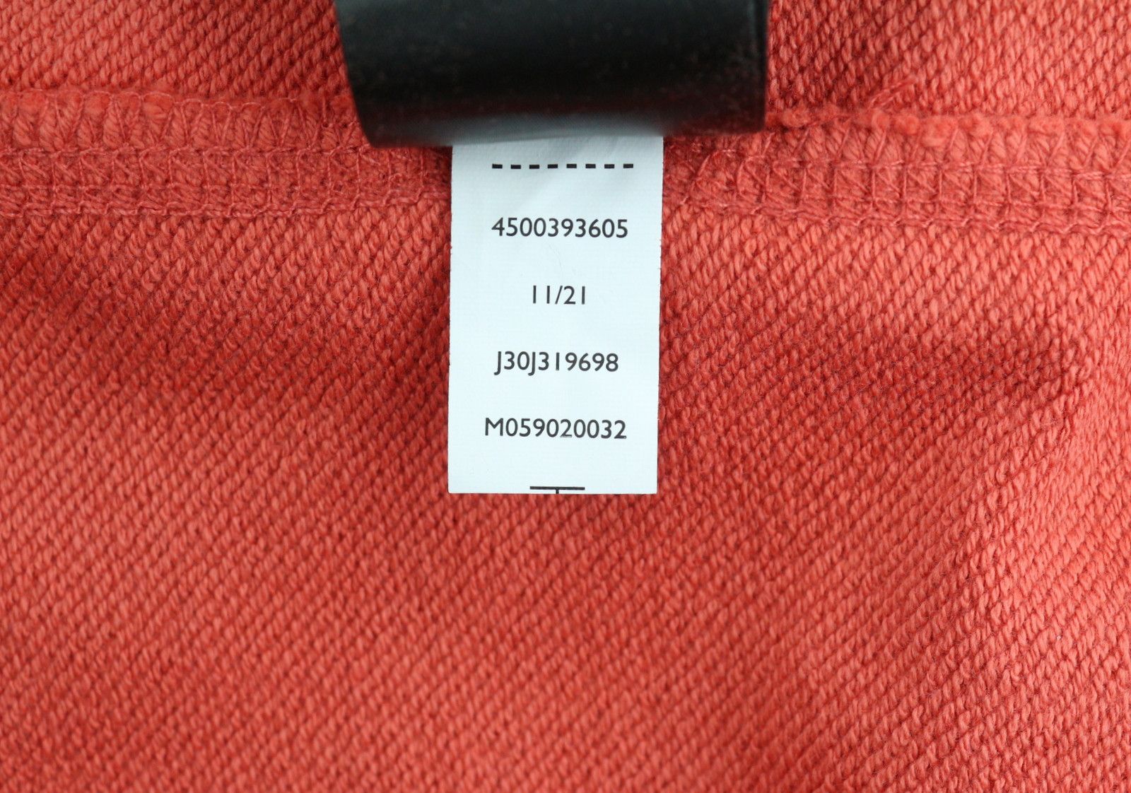 Calvin Klein L Rhubarb Red Front Logo Pullover Hoodie 87444 Size US L / EU 52-54 / 3 - 10 Thumbnail