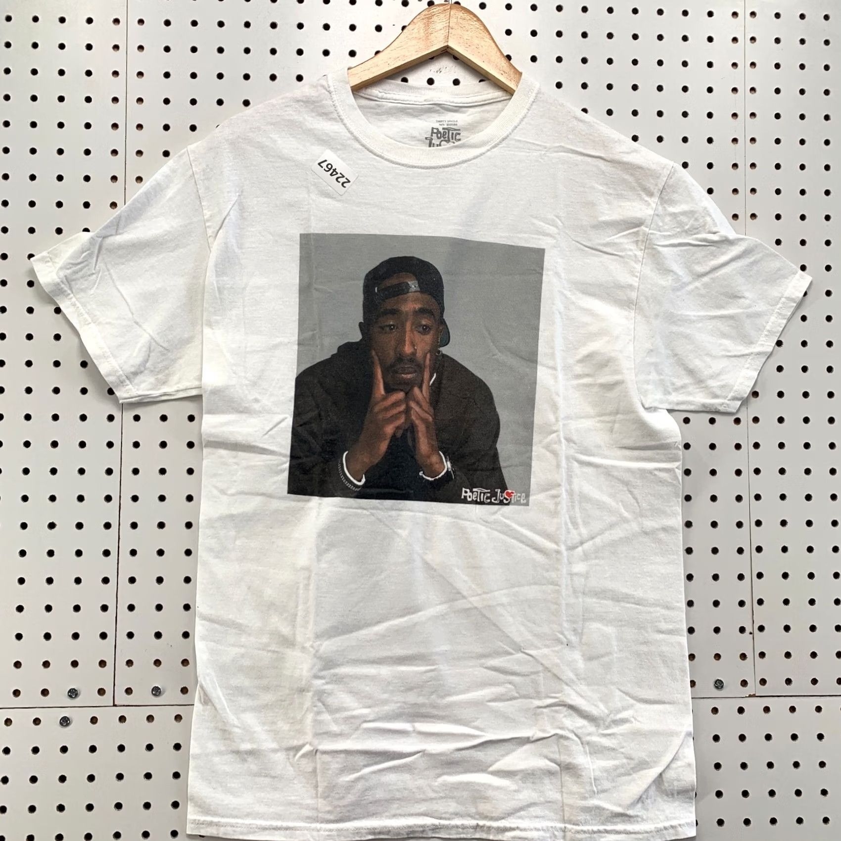 Vintage TUPAC 2Pac Shirt White Poetic Justice Portrait Adult Medium Hip Hop RAP T Size US M / EU 48-50 / 2 - 5 Thumbnail