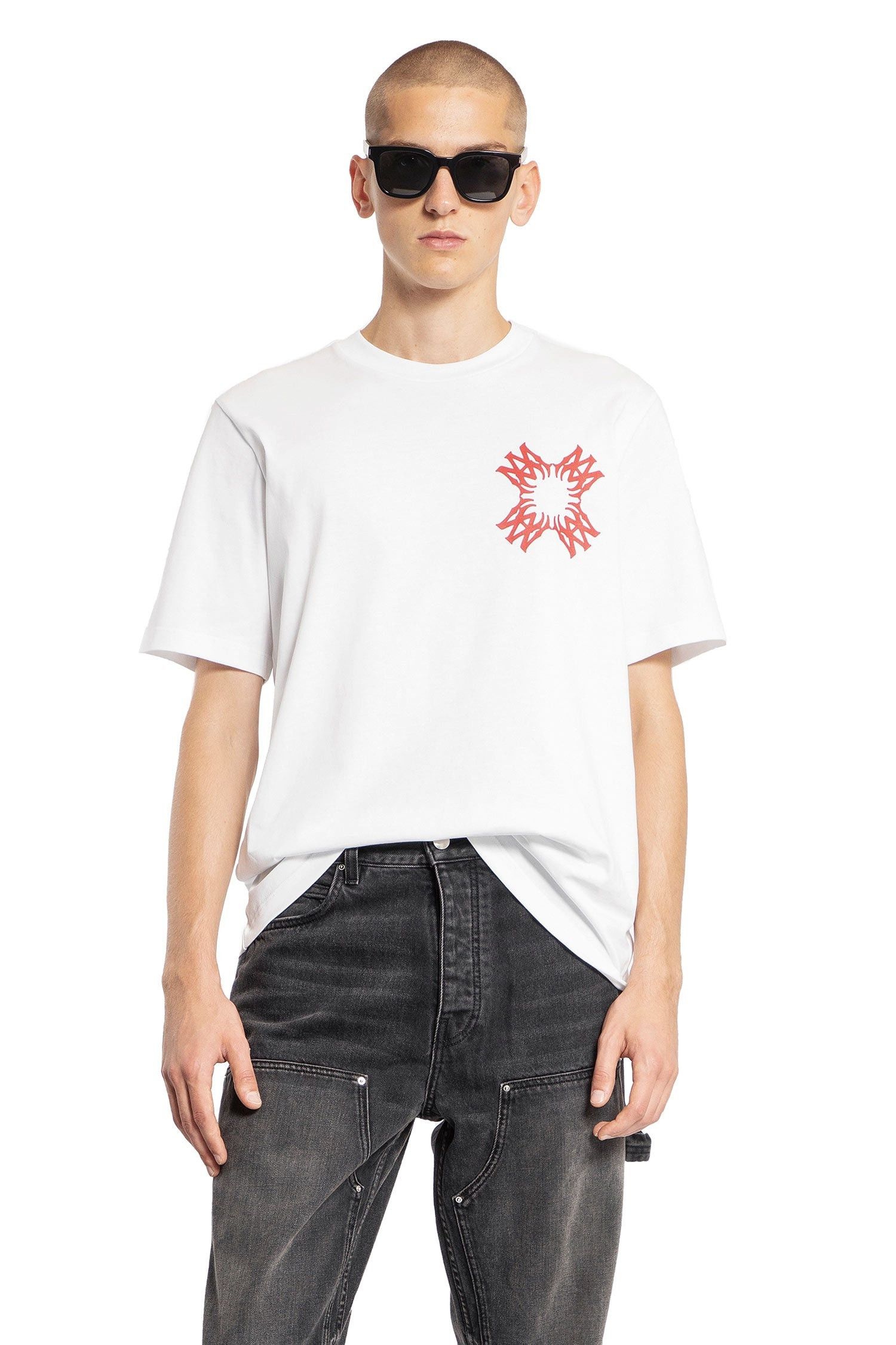 Amiri o1orln1025 MA Quad Xo T-Shirt in White Size US L / EU 52-54 / 3 - 5 Thumbnail