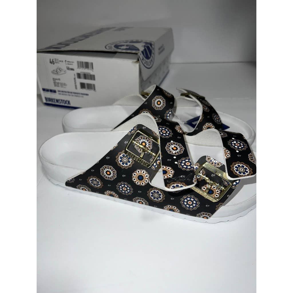 Birkenstock Birkenstock Arizona Kith Birko -flor Navy Sz 12M Size US 12 / EU 45 - 2 Thumbnail