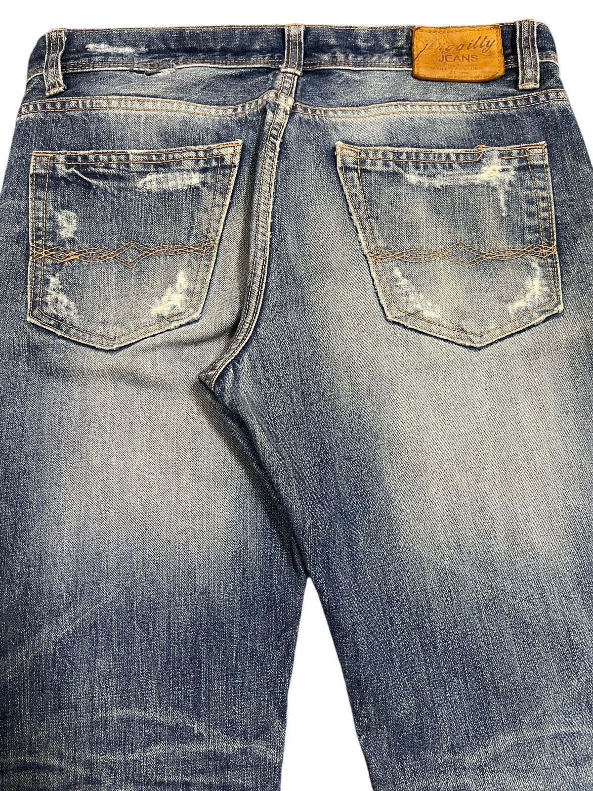 Denime Vintage Japanese A.V.H Bleached Style Distress Loose Jeans Size US 34 / EU 50 - 6 Thumbnail
