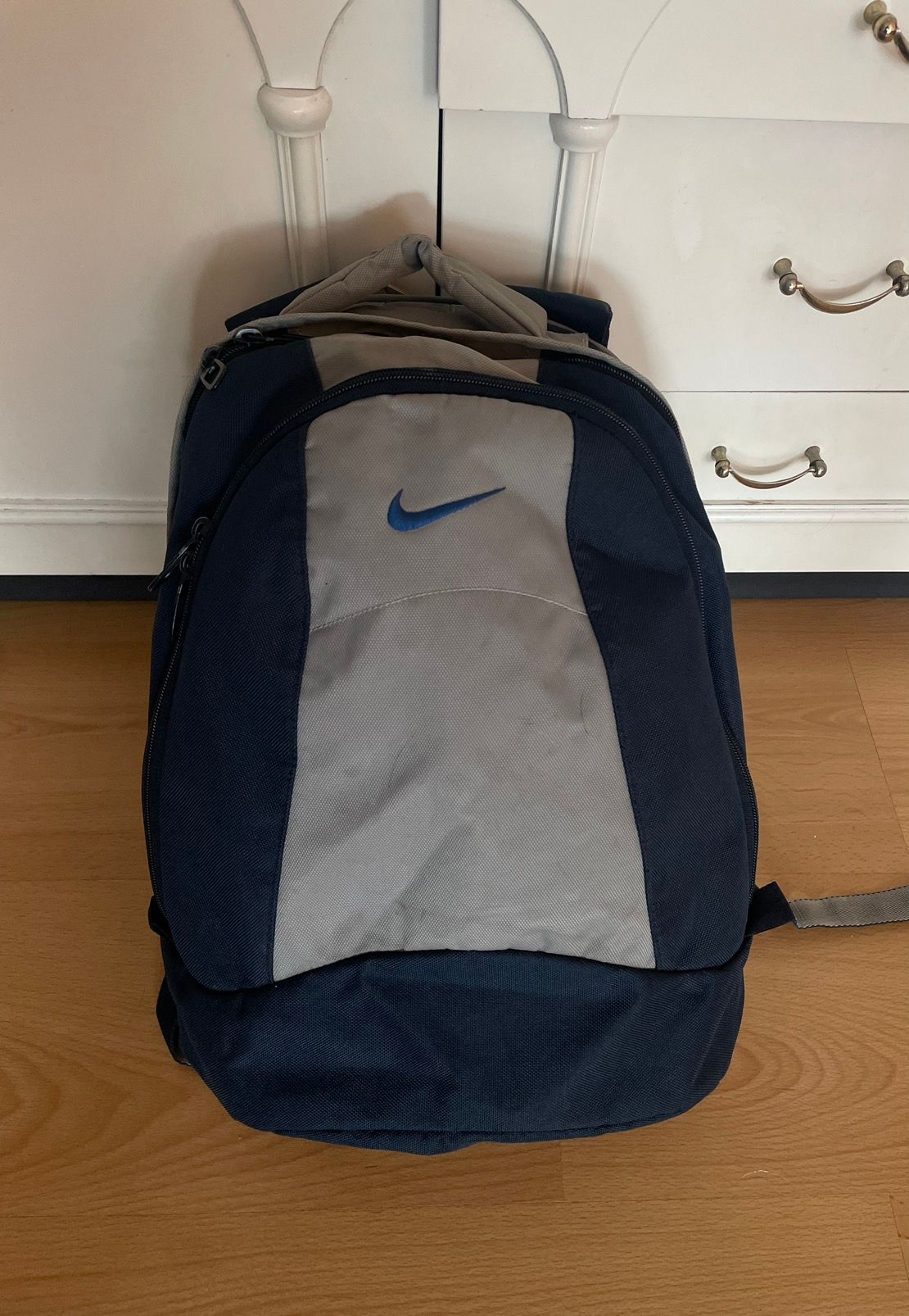 Pre-owned Nike X Vintage Nike Vintage Bag Os In Grey