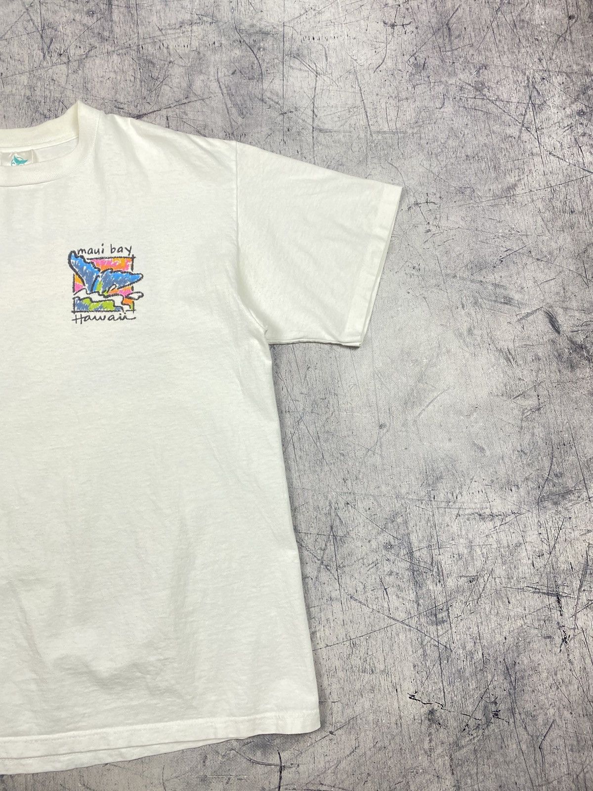 Other Vintage 1994 Maui Bay Hawaii Fish Graphic Tee Size US L / EU 52-54 / 3 - 11 Thumbnail
