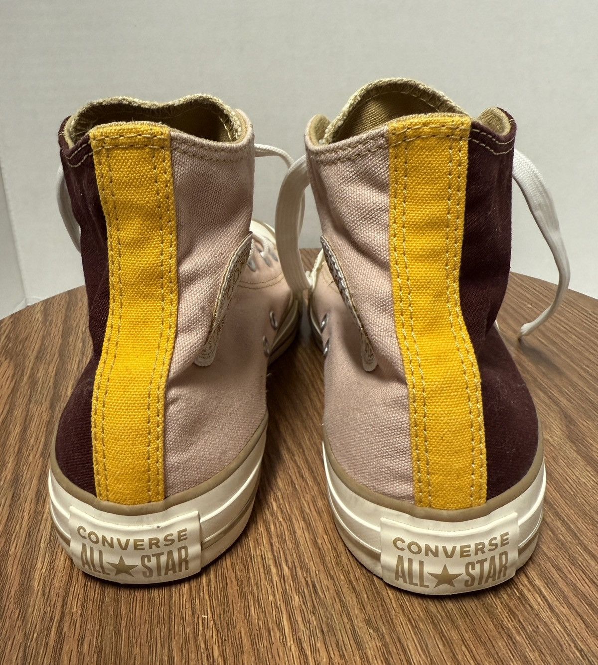 Converse Converse Women Chuck Taylor Pink/Burgundy Hightop Sneaker Size US 7 / IT 37 - 3 Thumbnail